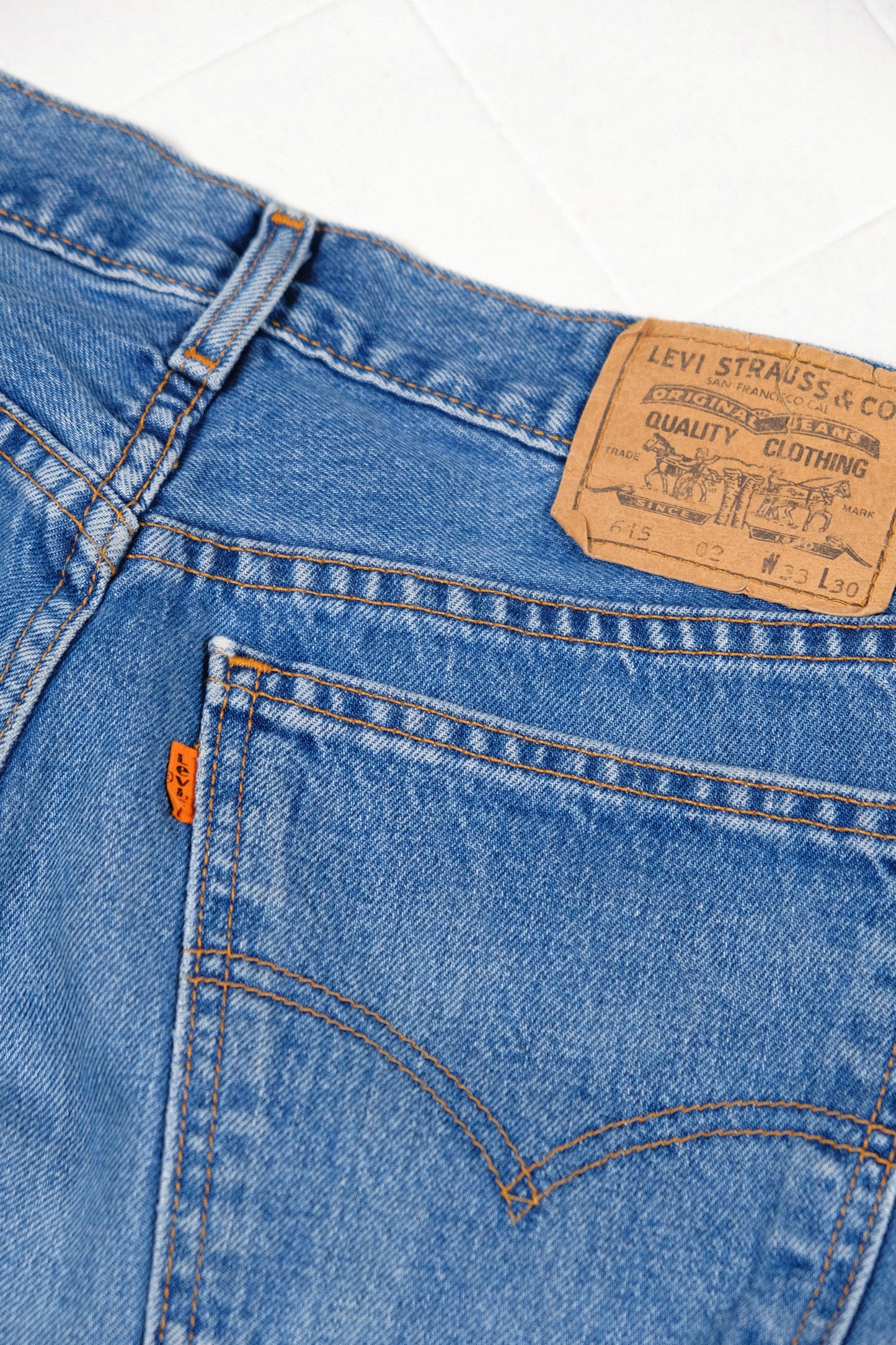 615 Levi's — Orange Tab — W33/L30