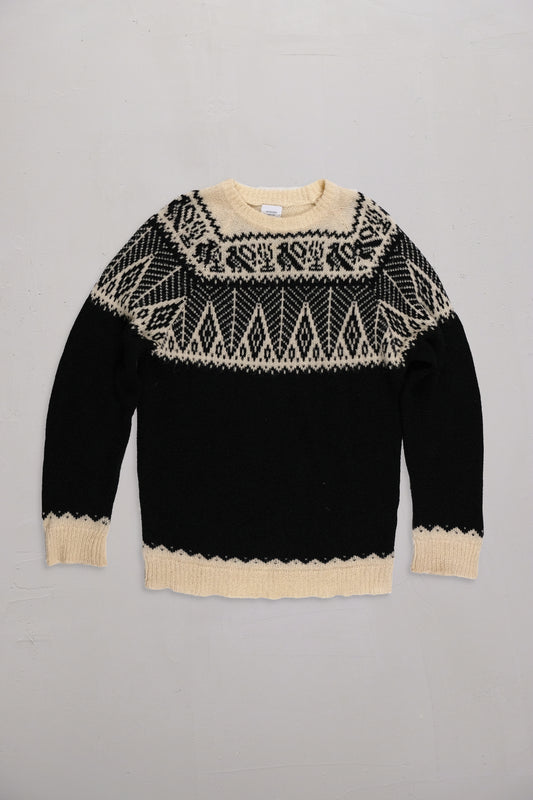 Maglione in lana di legno — M