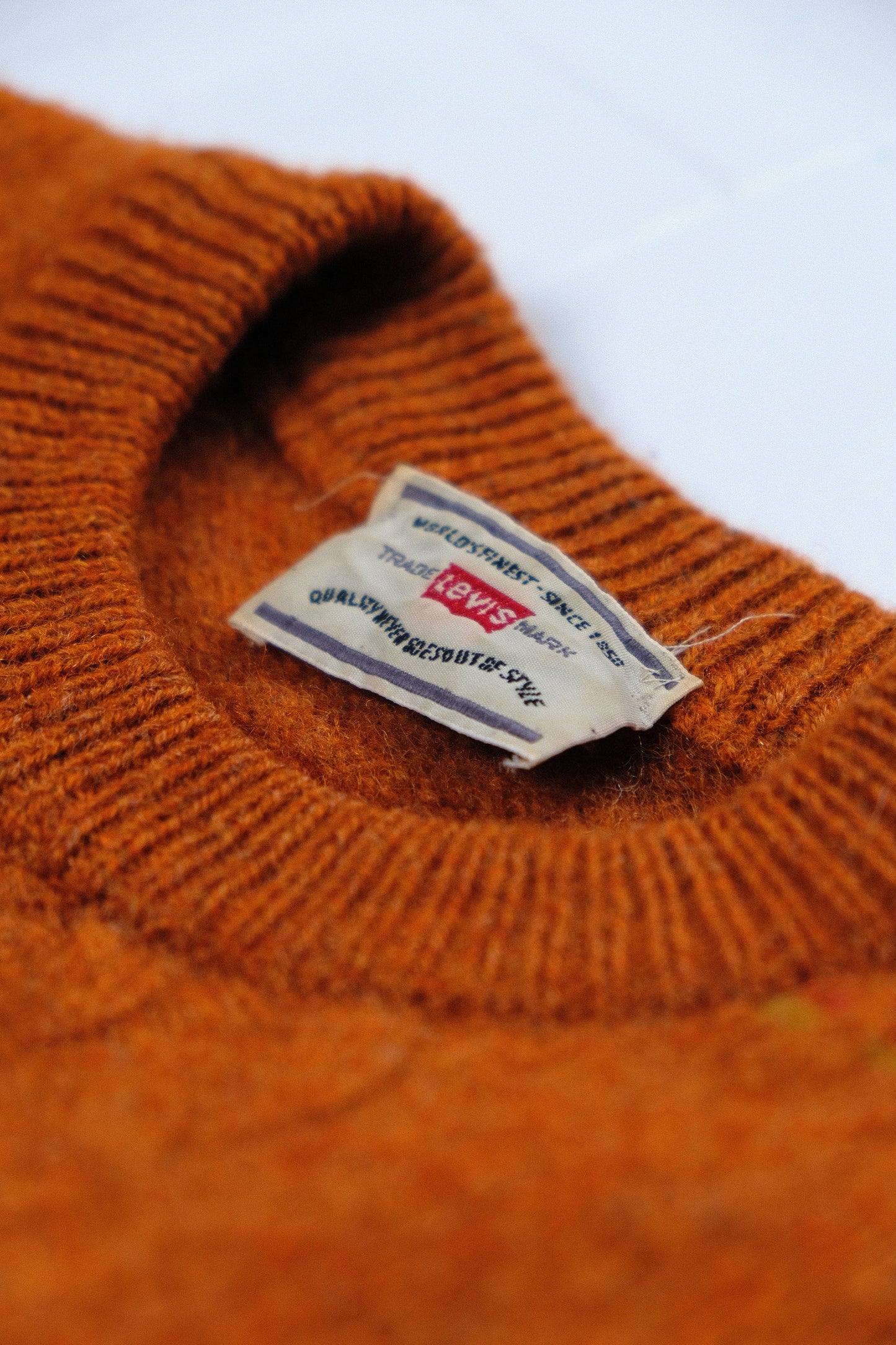 Levi's Pure New Wool Jumper — XL