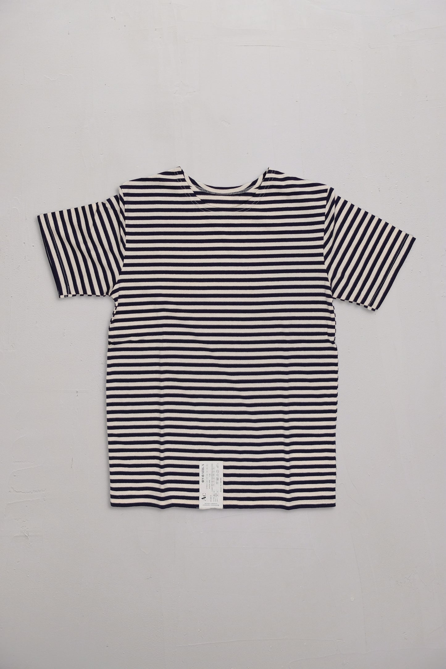 Striped Military T-shirt — L