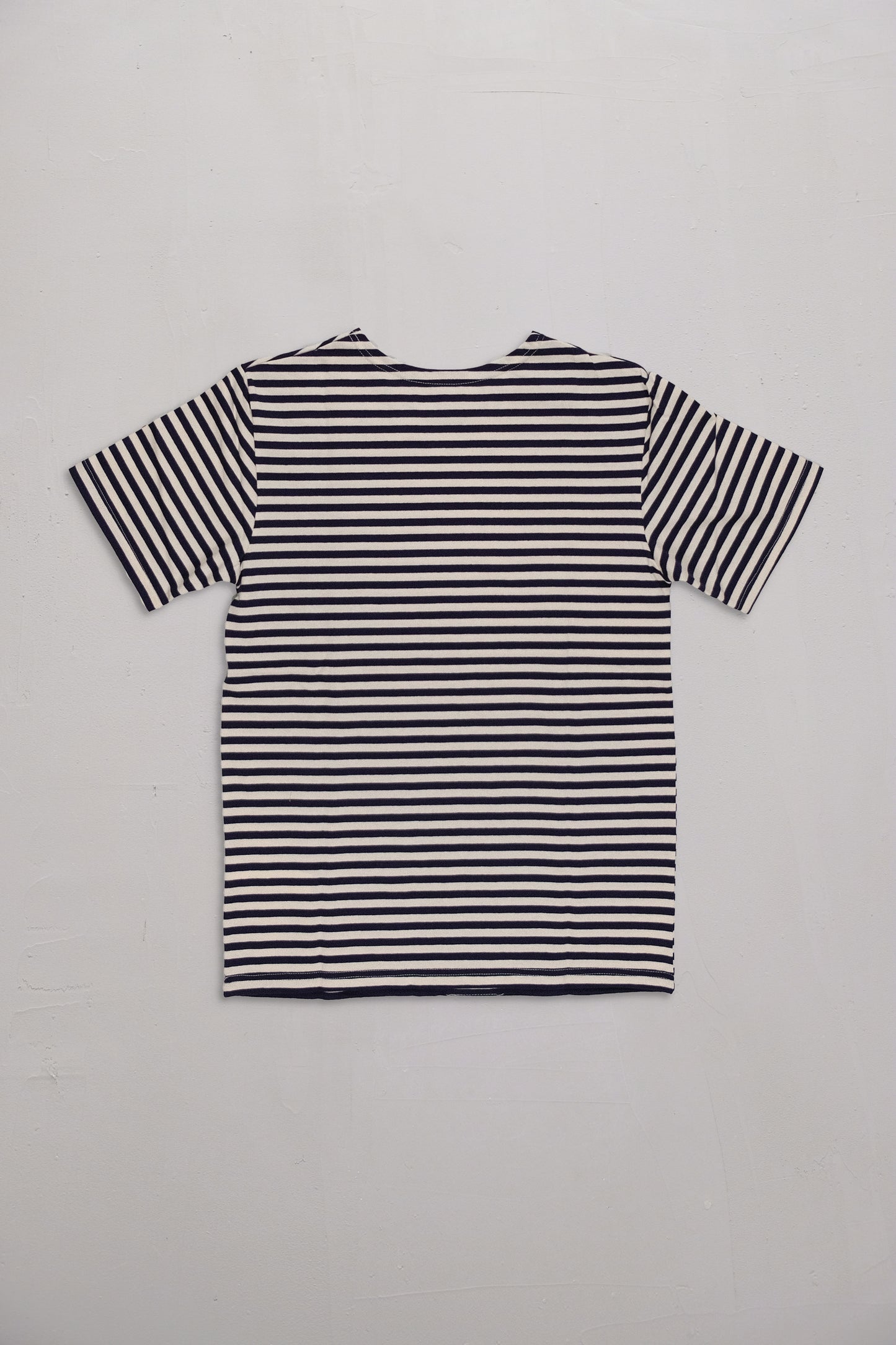 Striped Military T-shirt — L