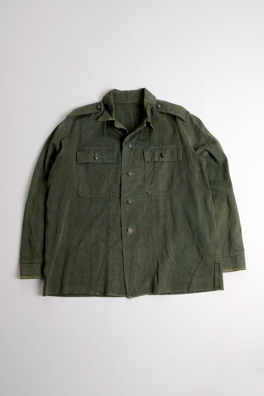 Forest Green MIlitary shirt — S/M