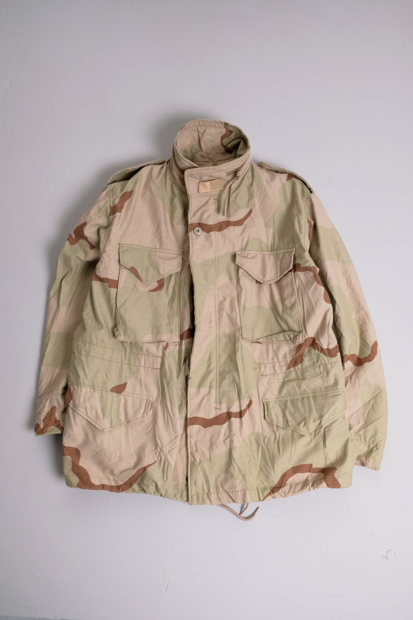 M-65 — Giacca da campo per climi freddi Desert Camo — L