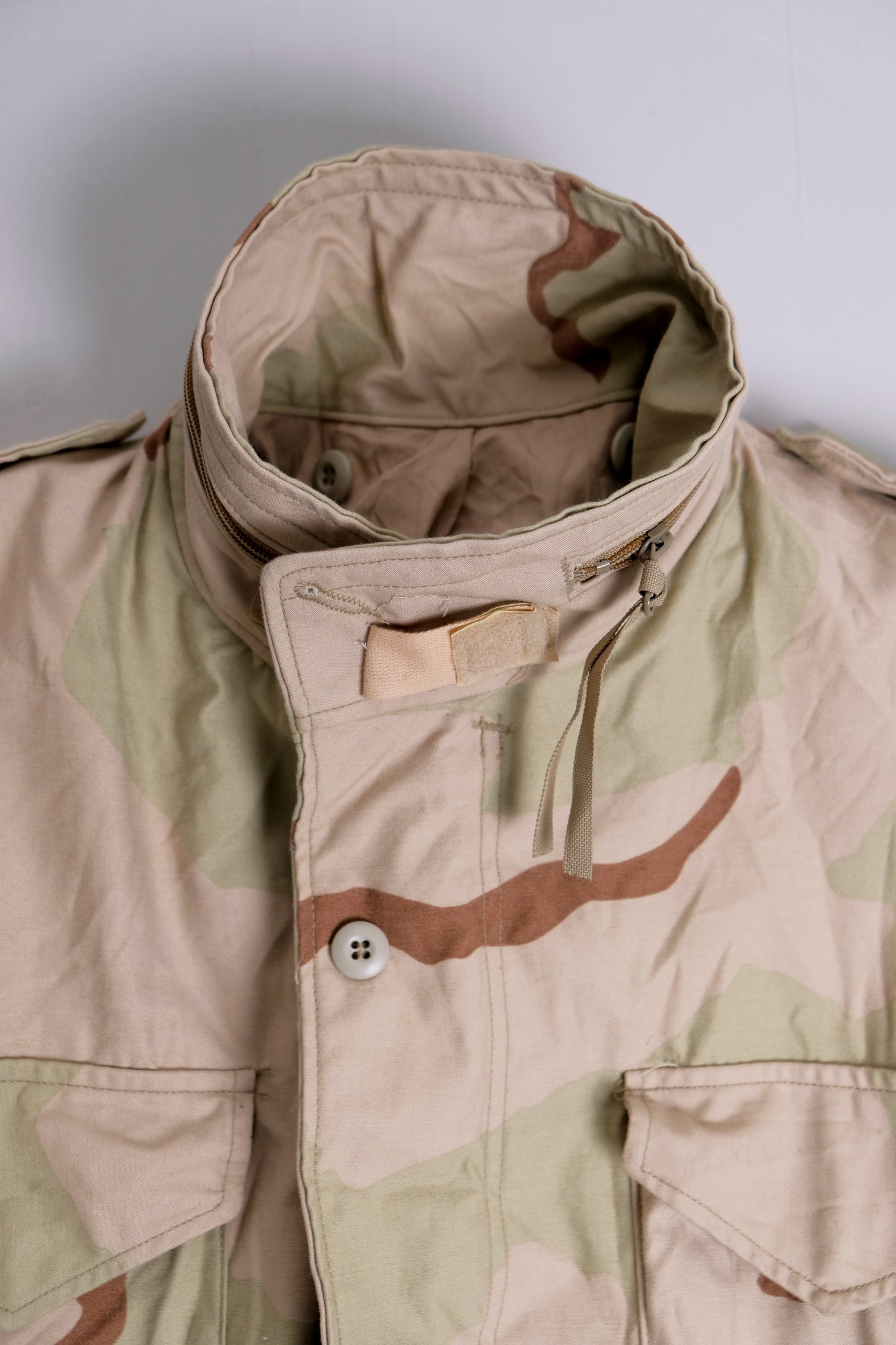 M-65 — Giacca da campo per climi freddi Desert Camo — L