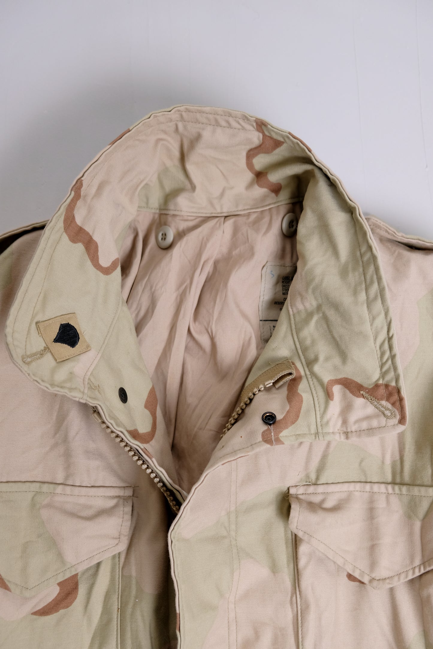 M-65 — Giacca da campo per climi freddi Desert Camo — L