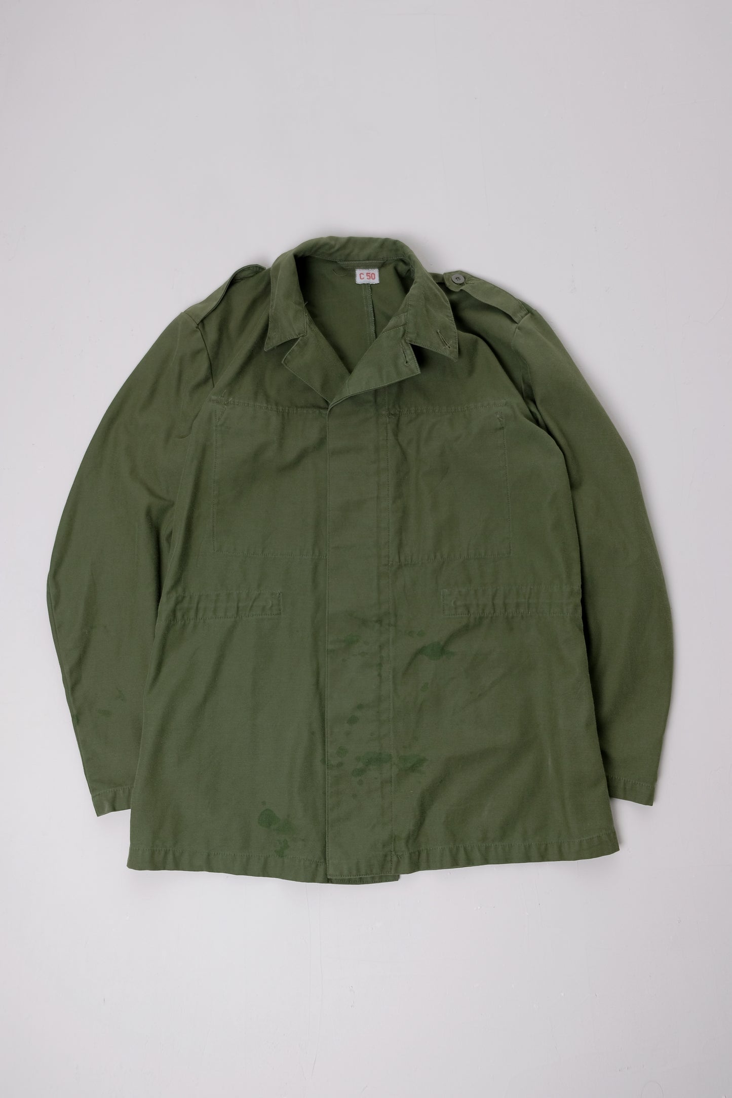 Swedish Army M48 Military Shirt —M/L