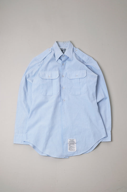 Military Army Light Blue Shirt — S/M