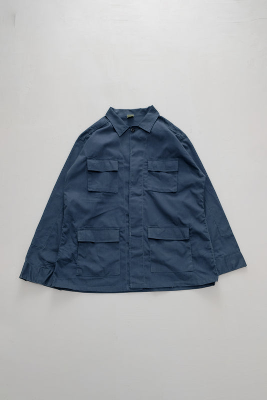 Stone Blue Military Shirt — XL