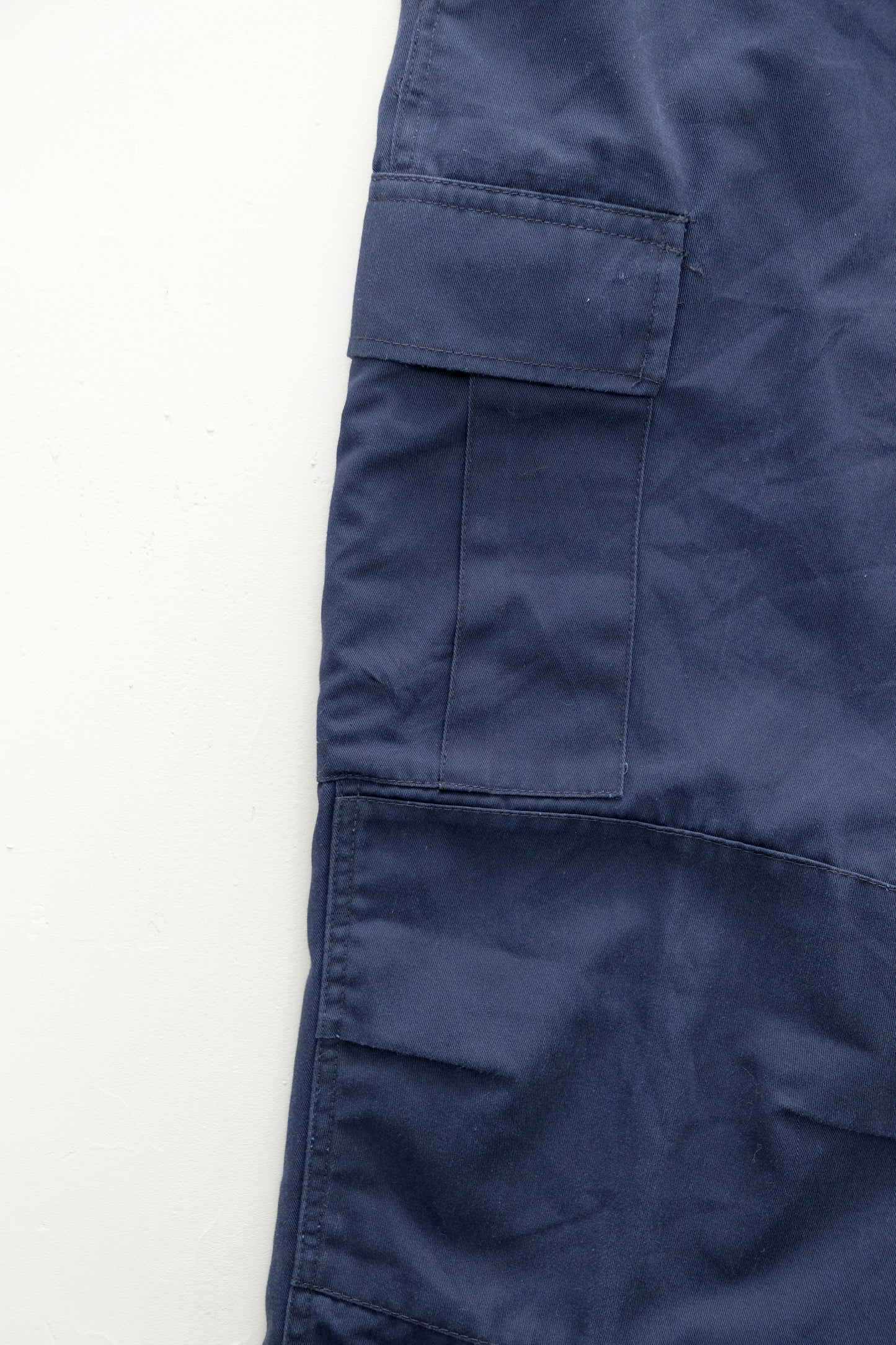 Pantaloni militari blu cargo — M/L