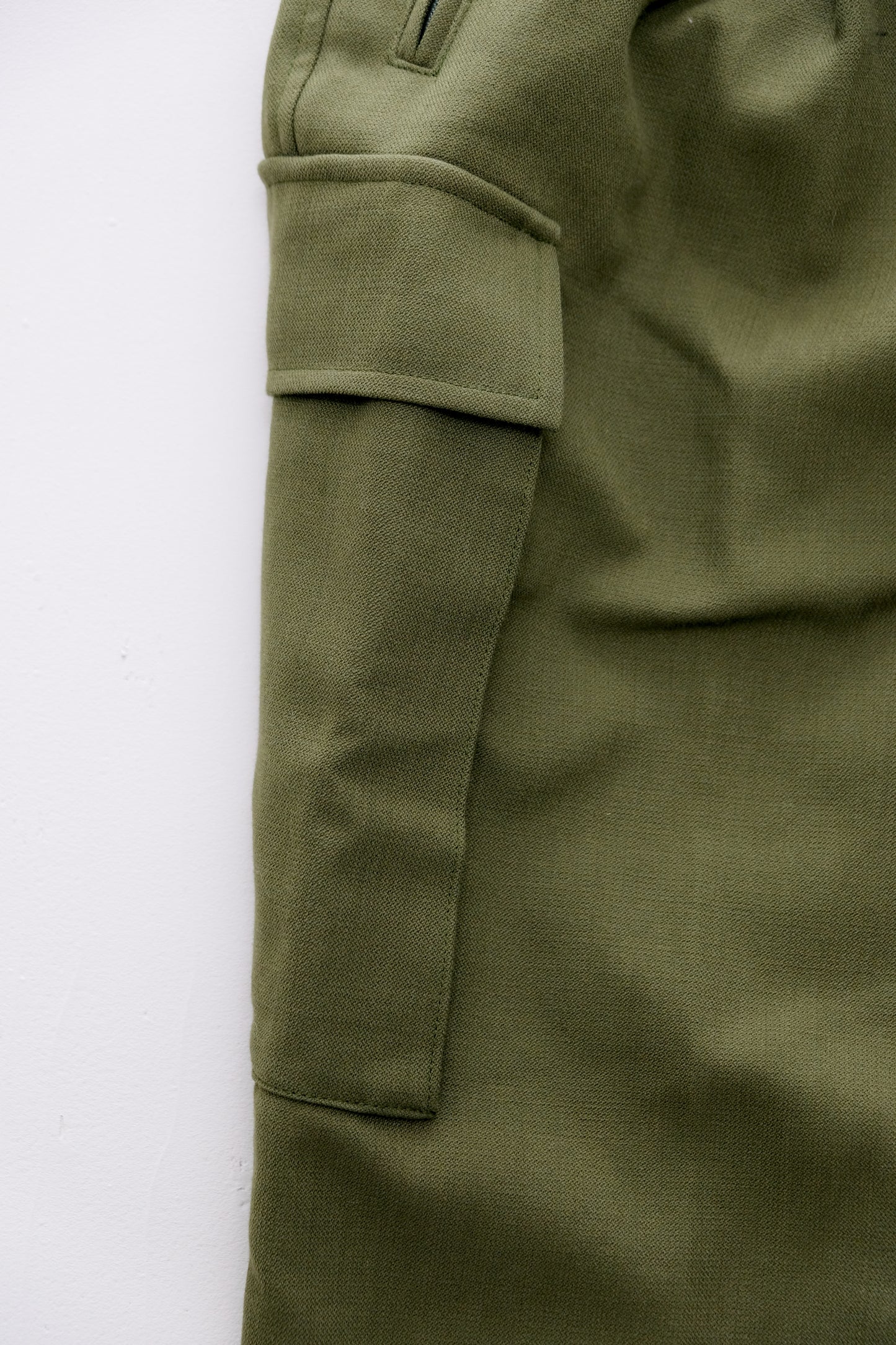 Green Cargo Blue German Army Pants — S/M