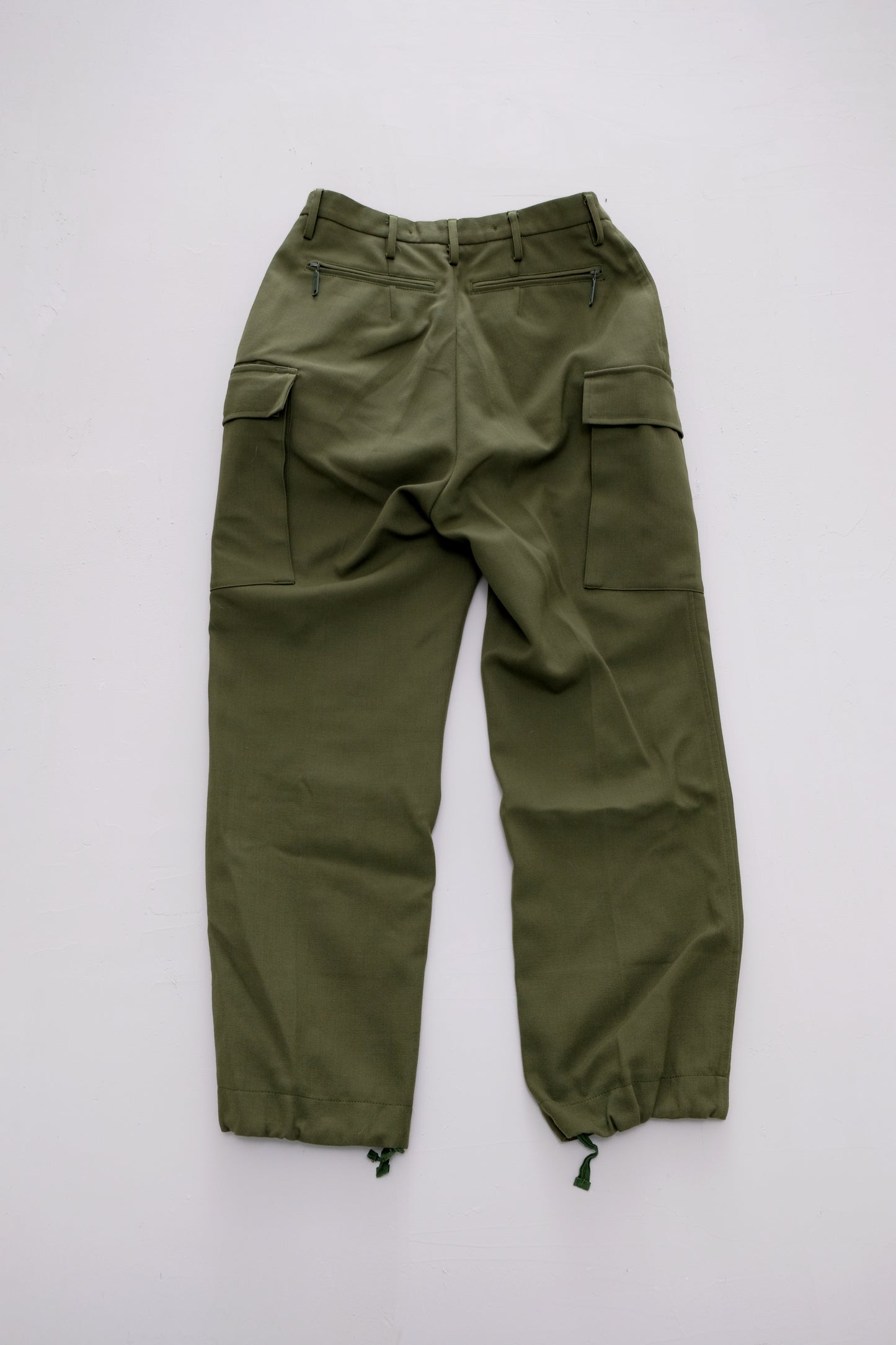 Green Cargo Blue German Army Pants — S/M