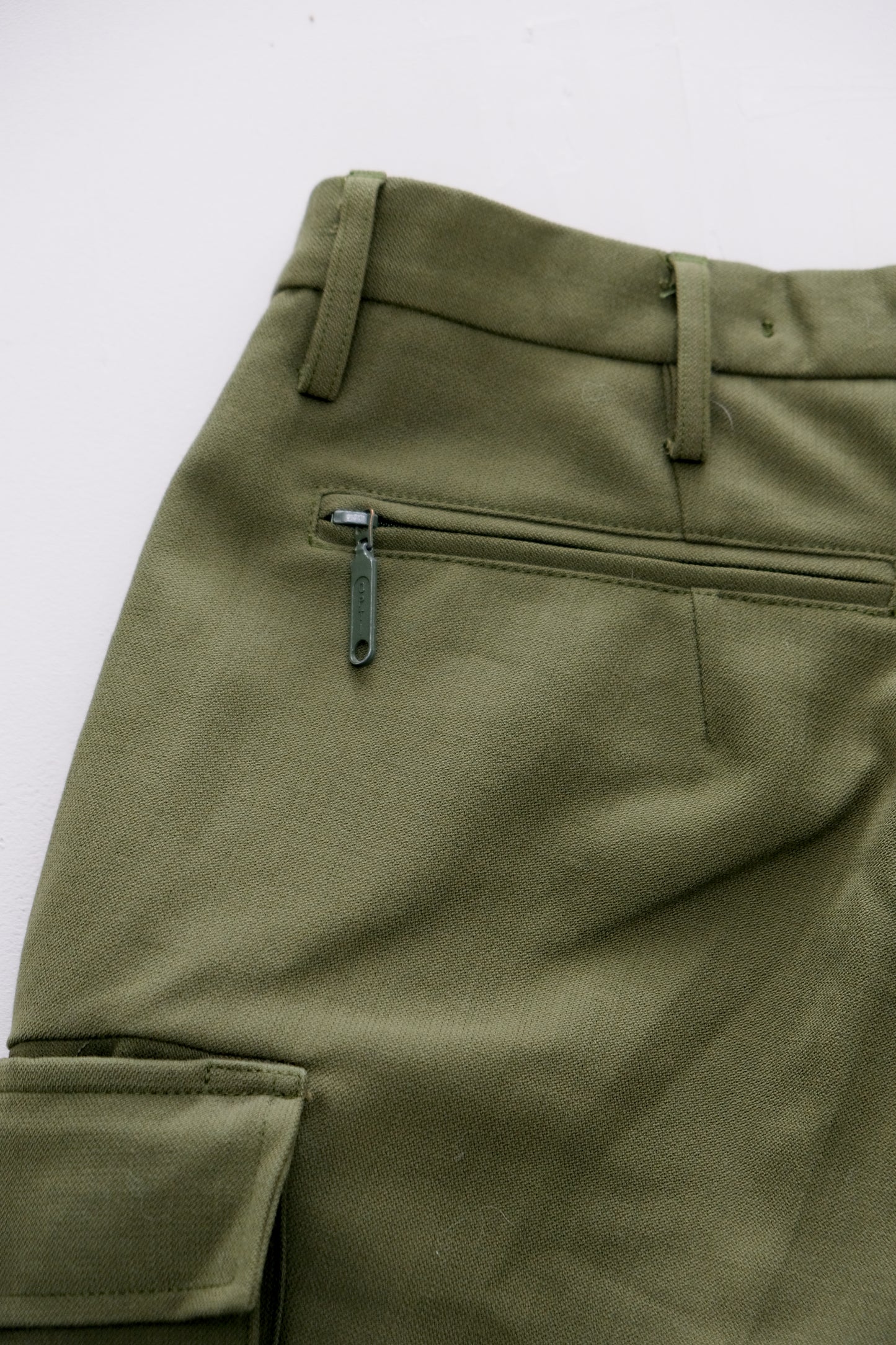 Green Cargo Blue German Army Pants — S/M