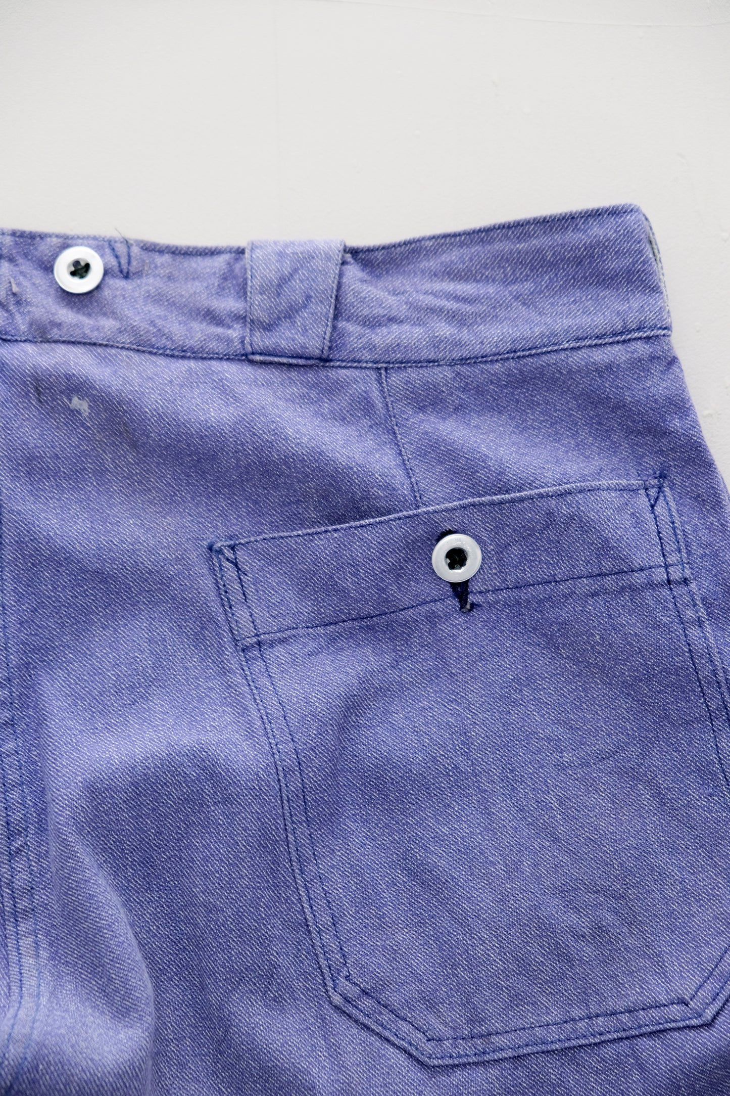 Violet-Blue Swiss Military/Workwear Denim Pants — L/XL