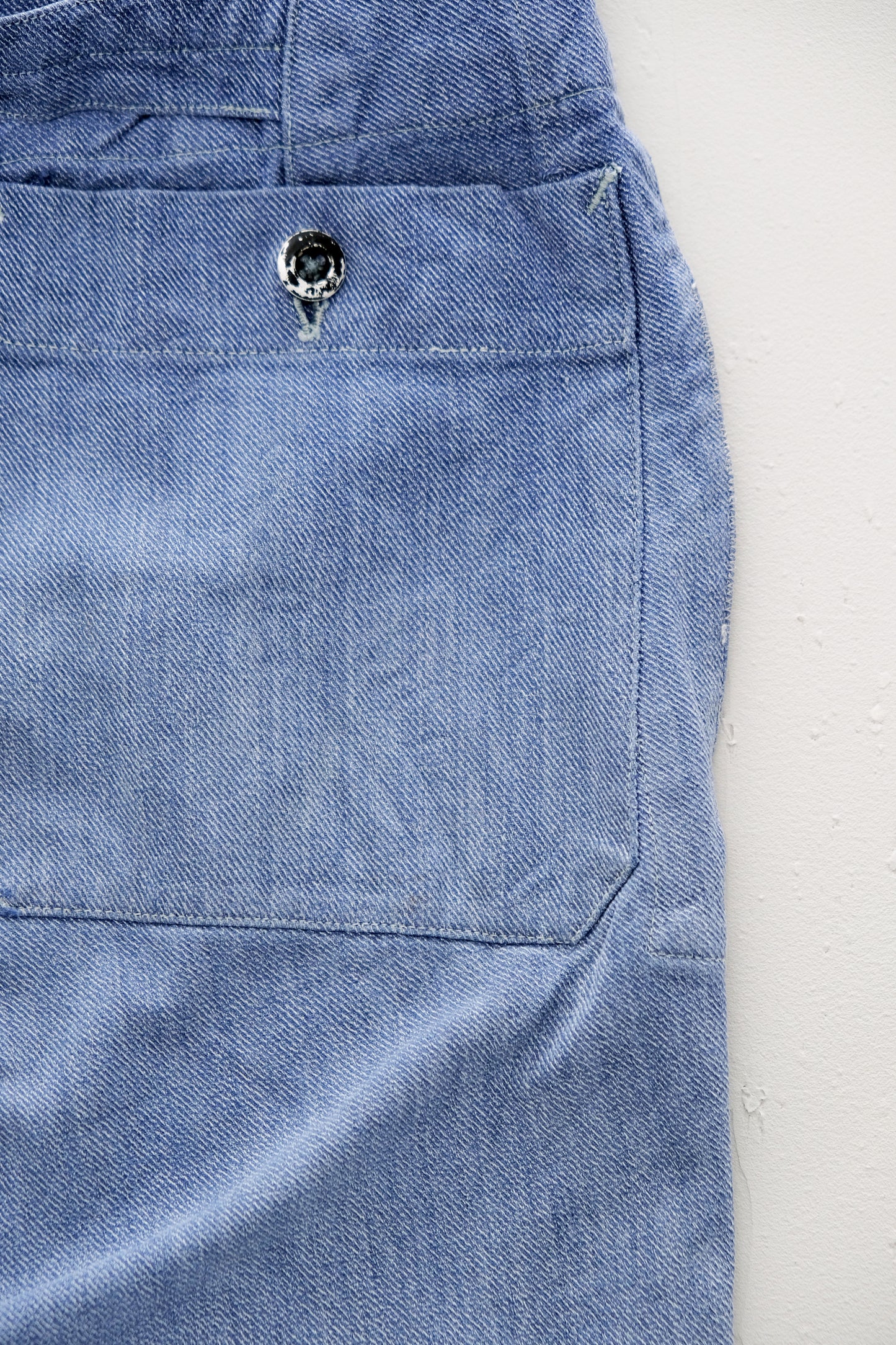 Pantaloni in denim Swiss Military/Workwear azzurro chiaro — L (regolabili)