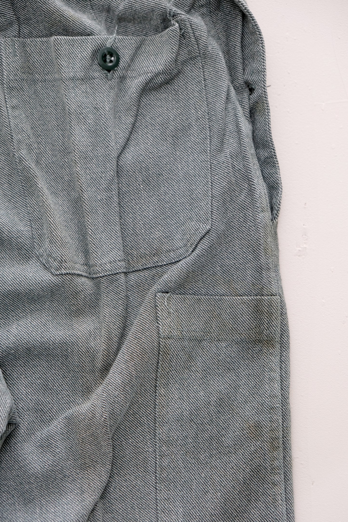 Pantaloni in denim grigio Swiss Military/Workwear — M/L (elastico in vita)