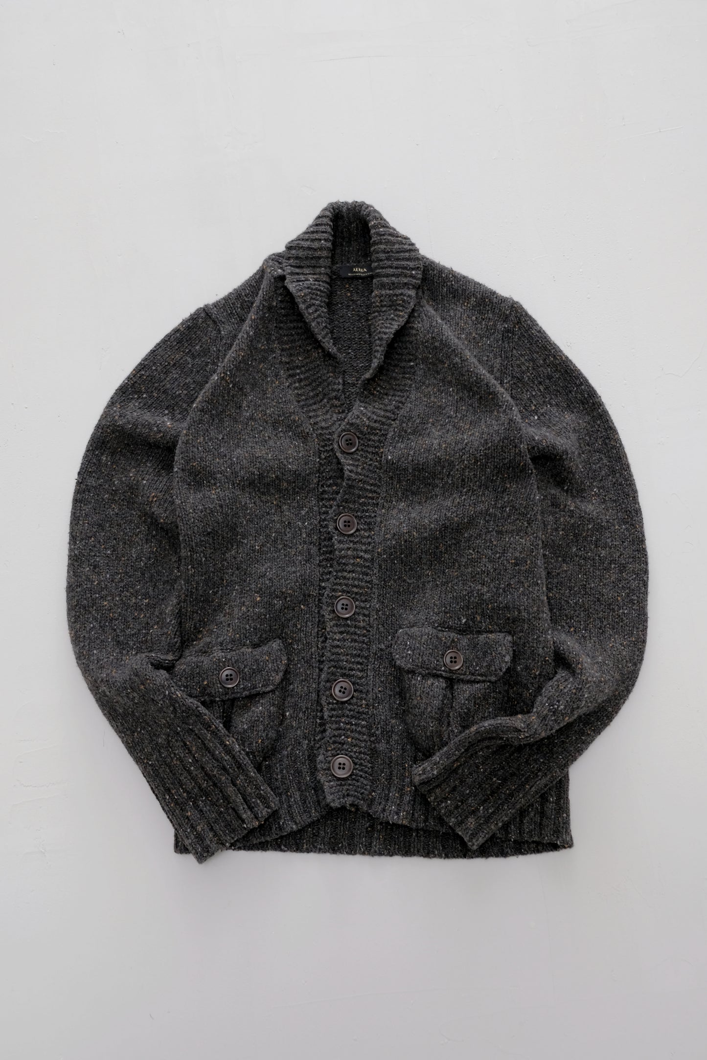 Cardigan 100% Wool — L