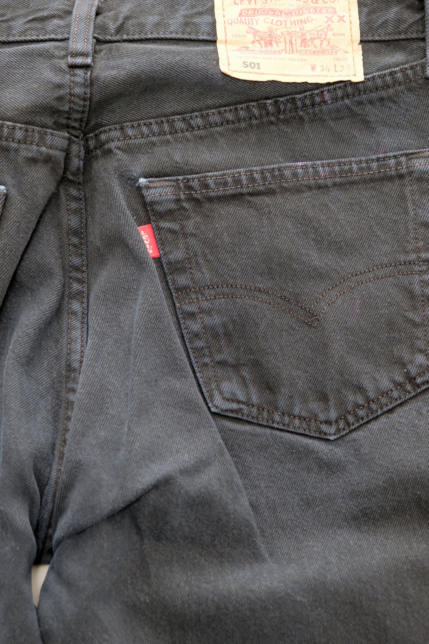 501 Levi's — Blu scuro — W34/L36