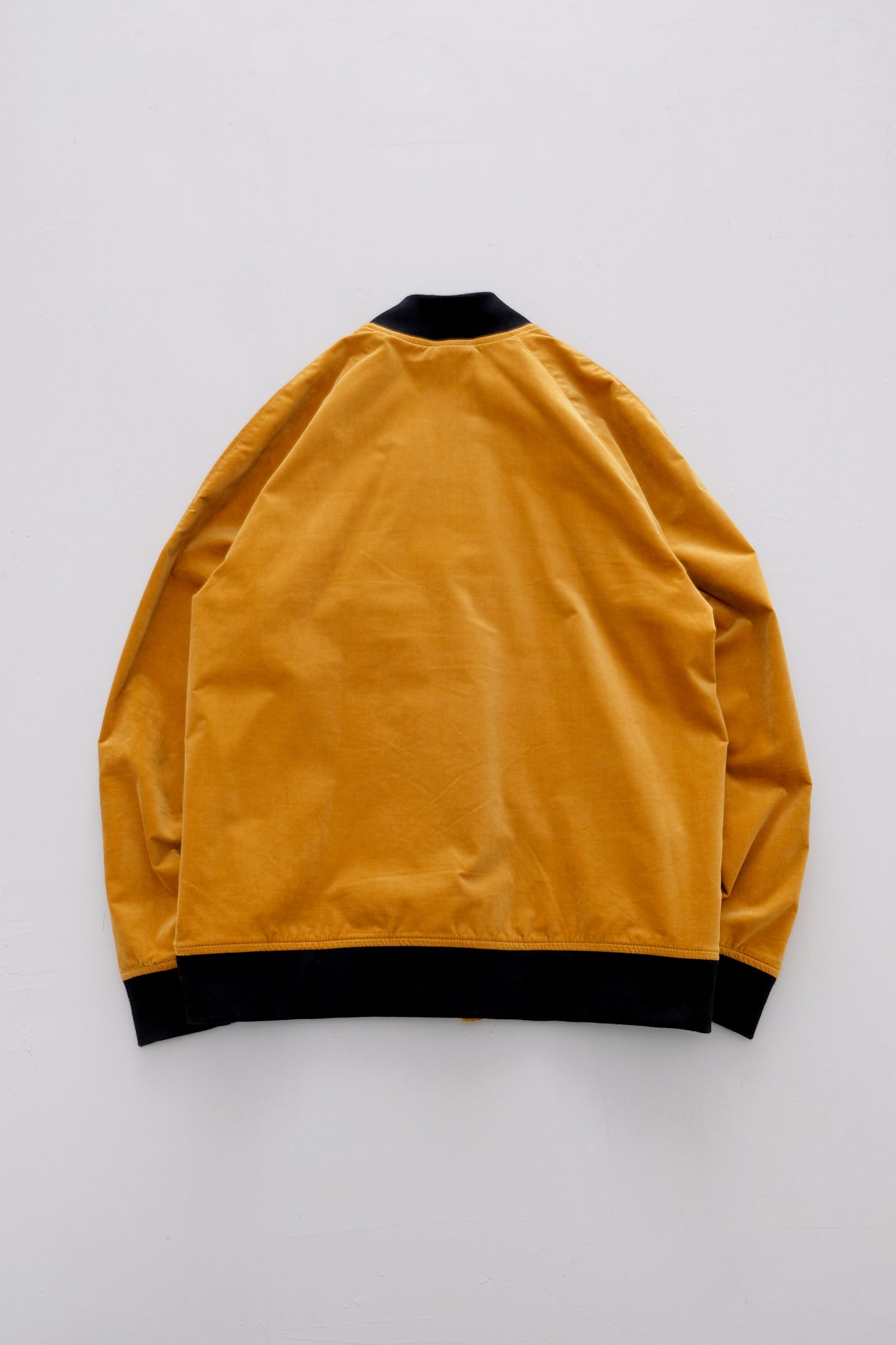 Nudie Jeans — Ocher Velvet Varsity Jacket — L