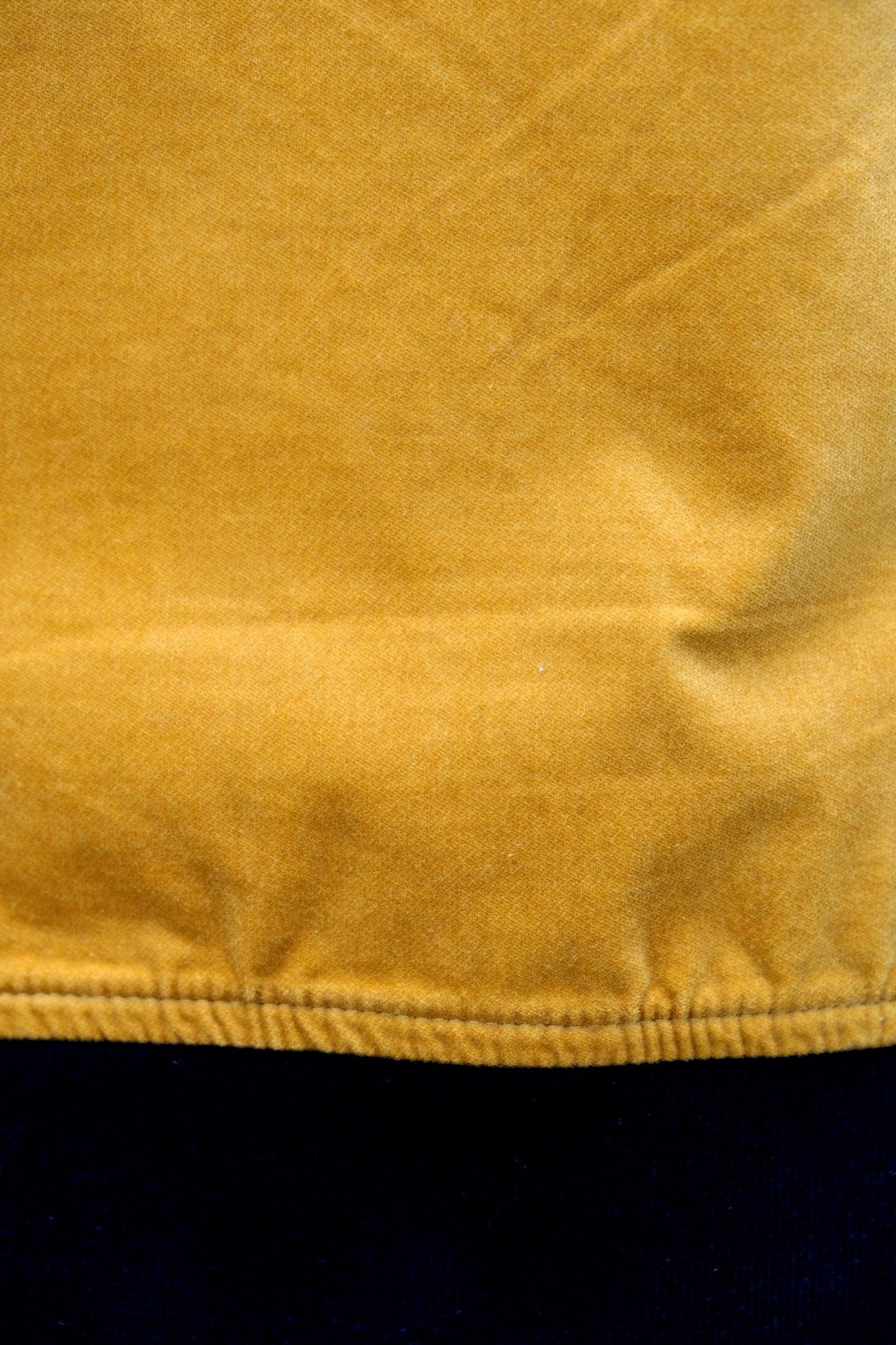 Nudie Jeans — Ocher Velvet Varsity Jacket — L