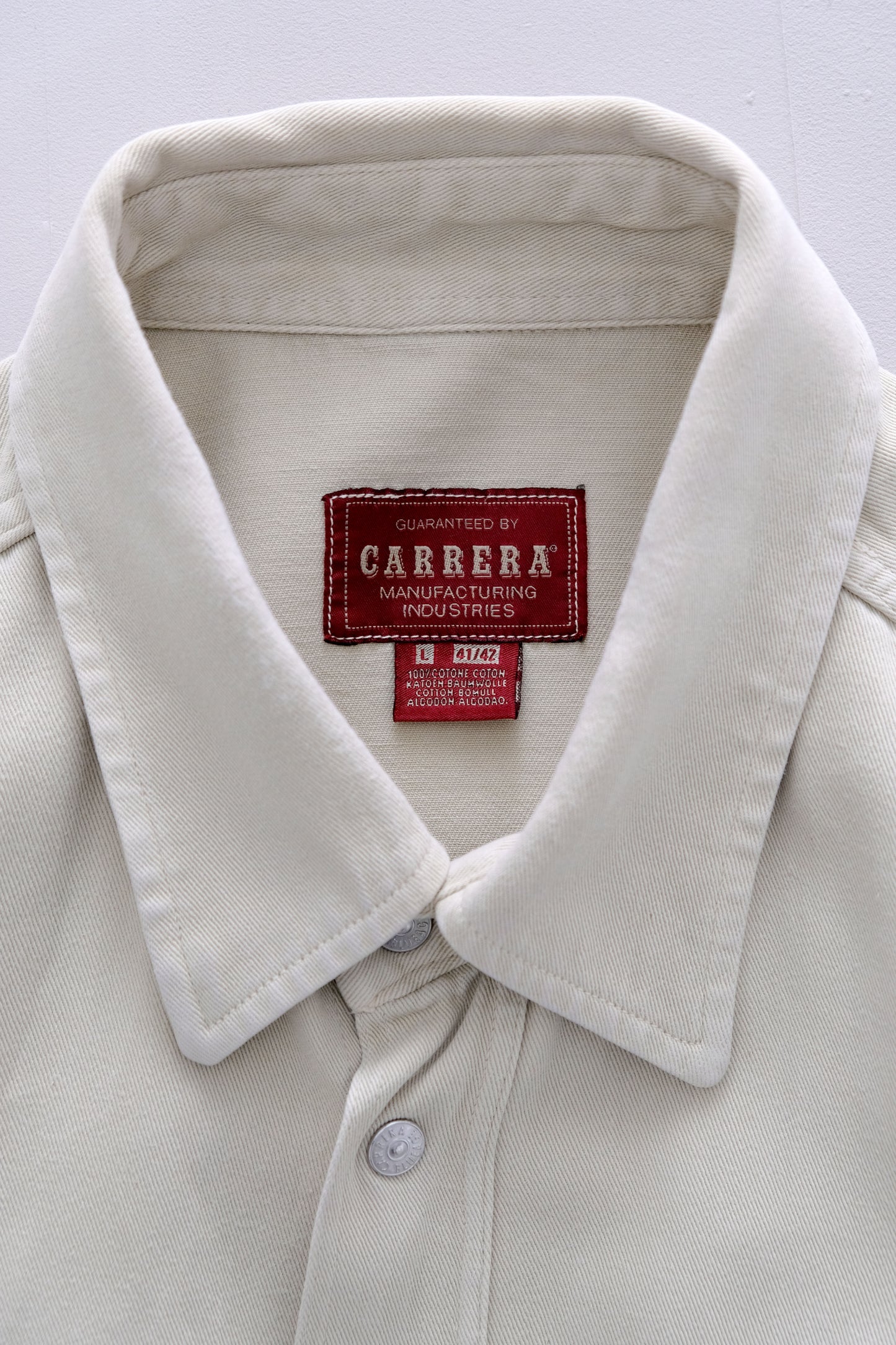 Carrera — Camicia Crema — L