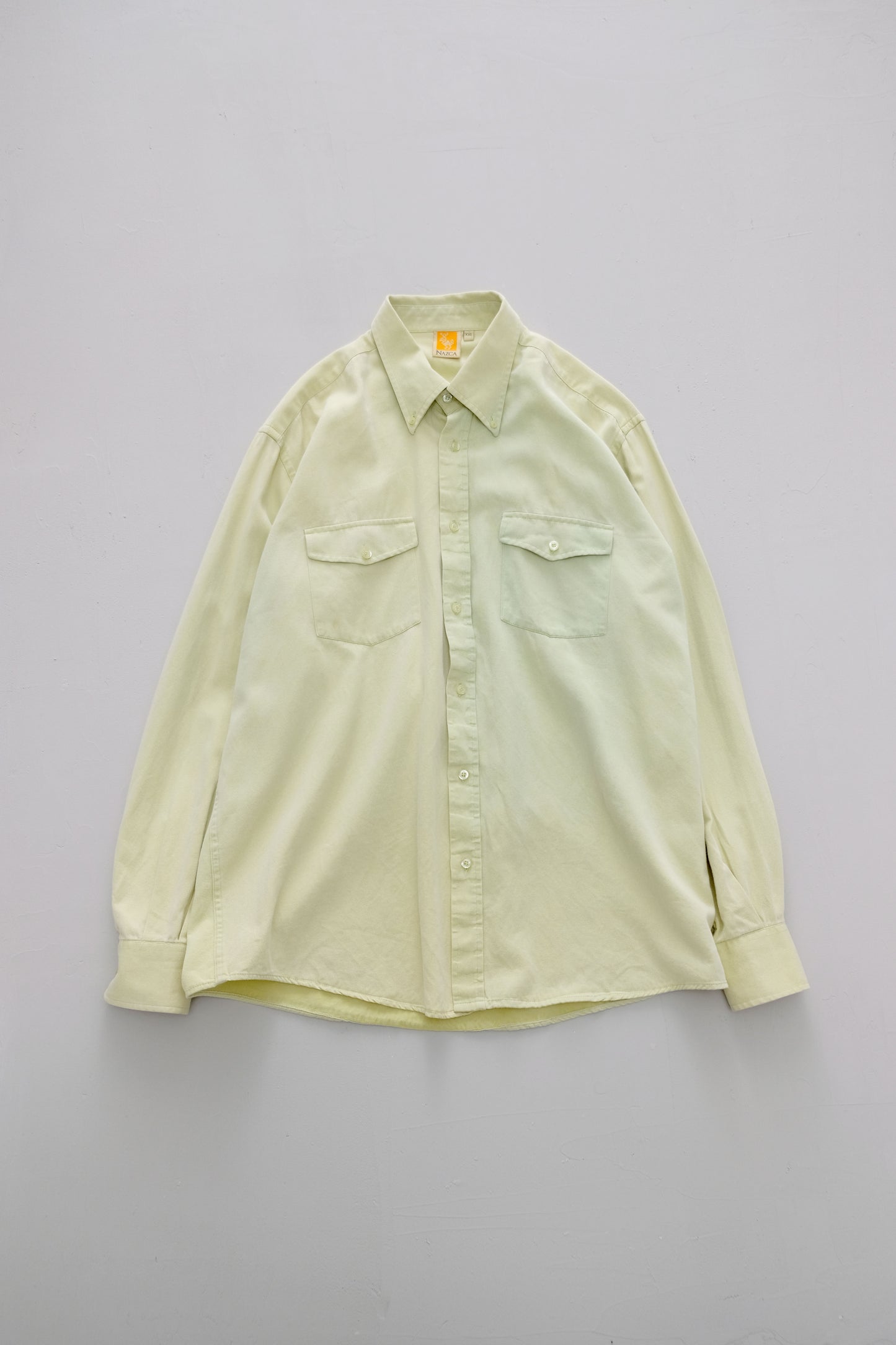 Camicia verde lavata – XXL