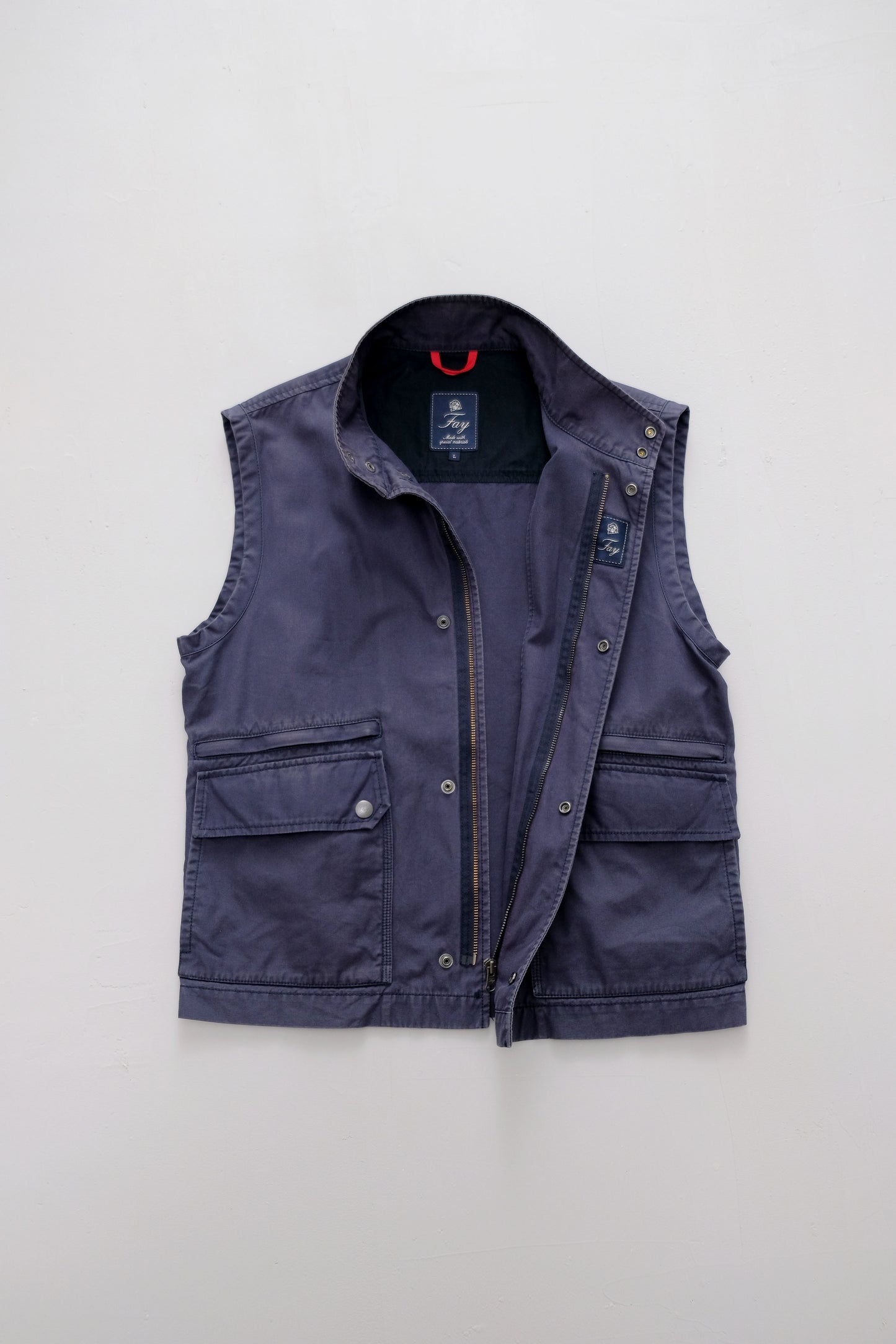 Independence Blue Utility gilet — Fay — L