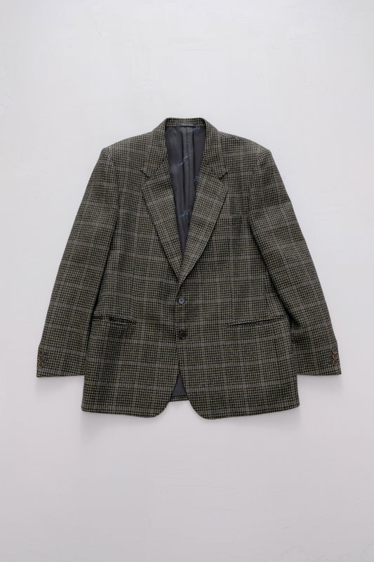 Grey Check Pattern — Pierre Cardin — L