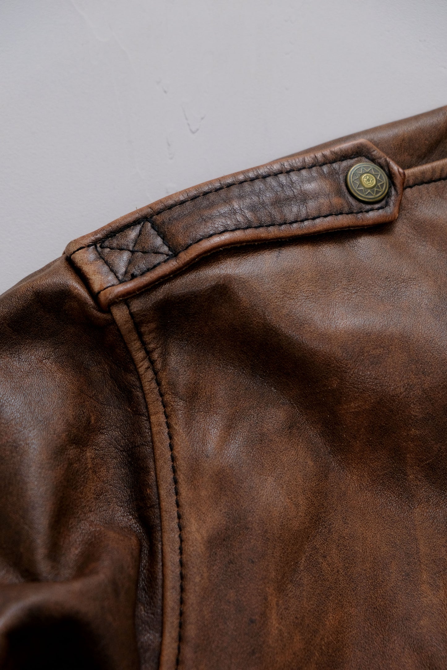 Leather Jacket — Stefanel — XL