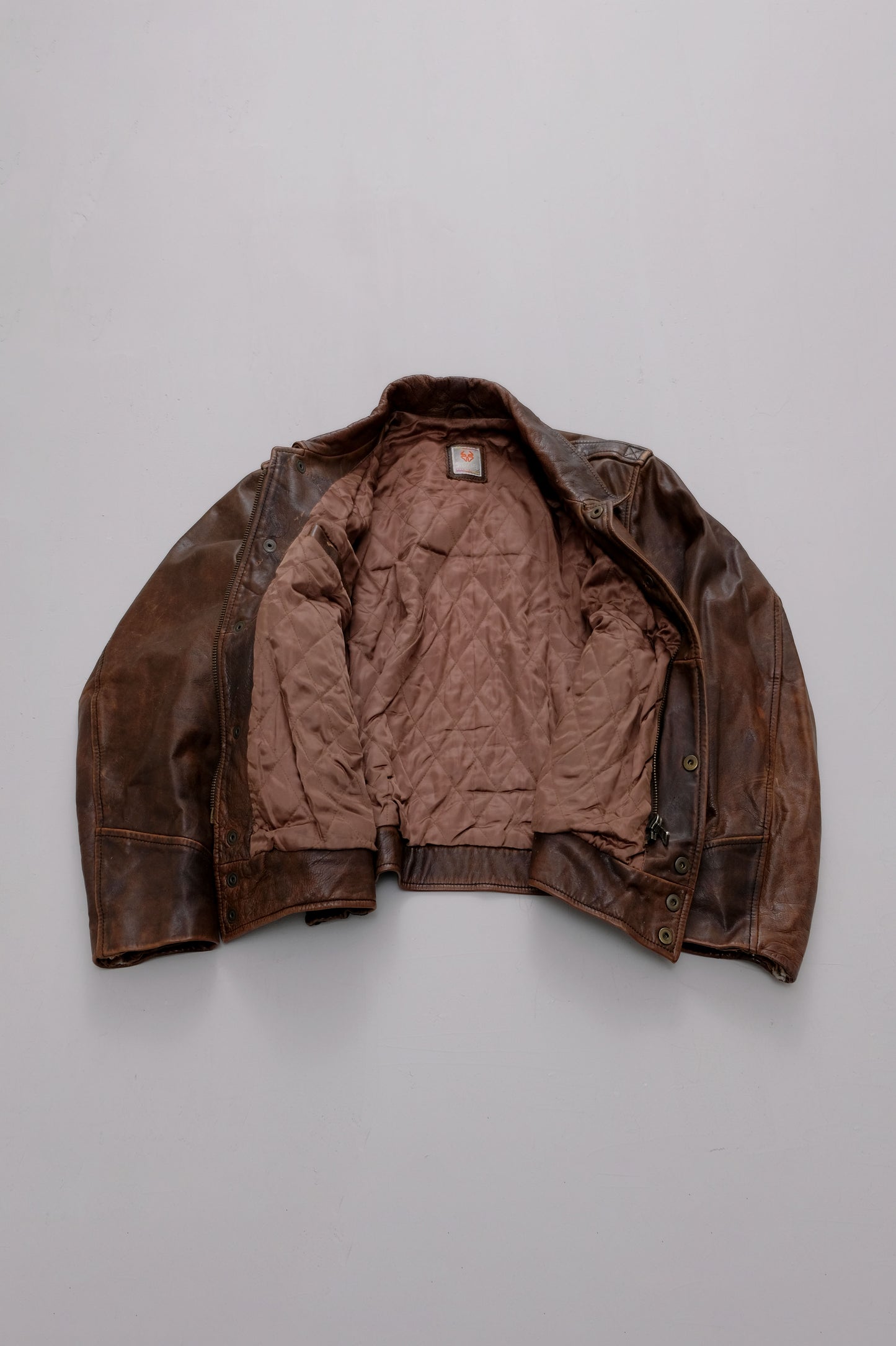 Leather Jacket — Stefanel — XL