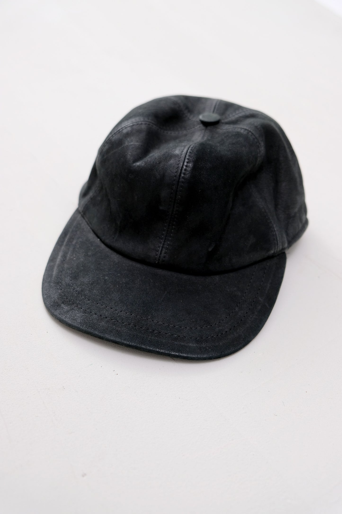 Leather Baseball Cap