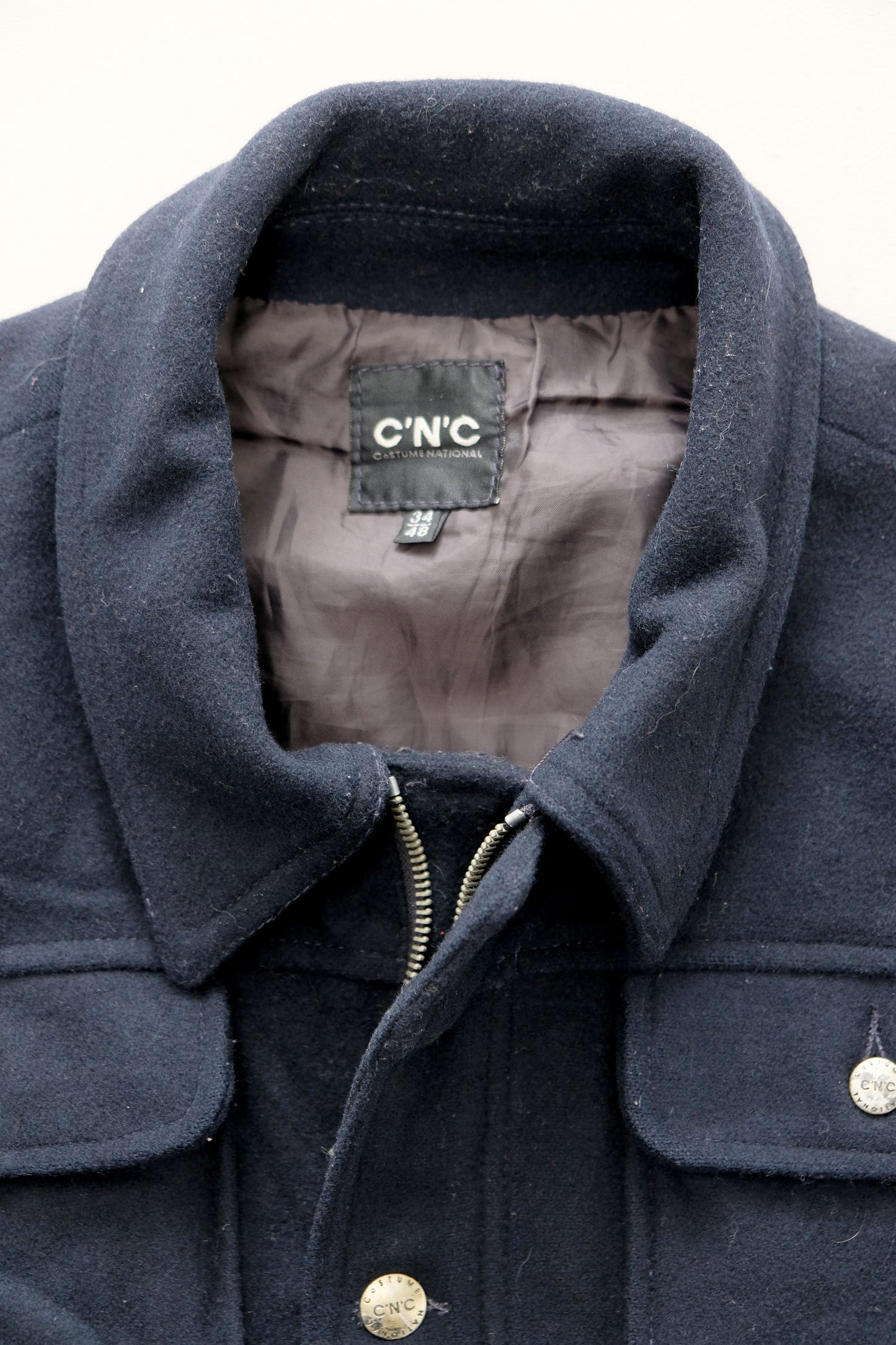 Blue Wool Jacket  — CNC Costume National — 48