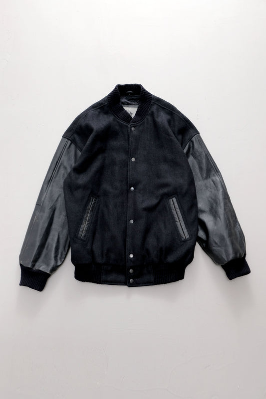 Black Varsity Jacket — L/XL