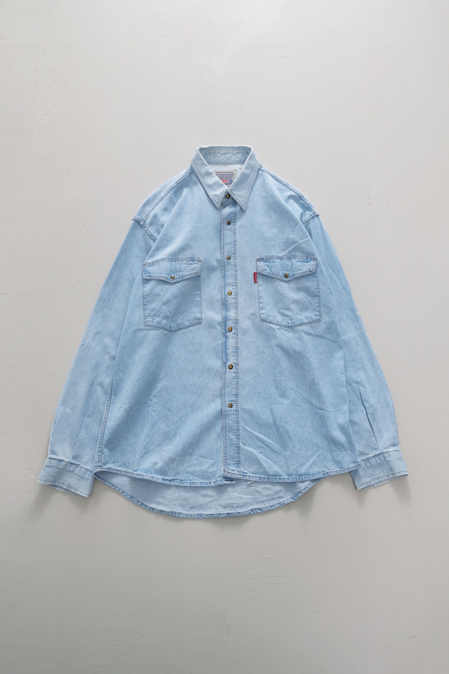 Camicia in denim — Vestibilità regolare — Carrera — L 