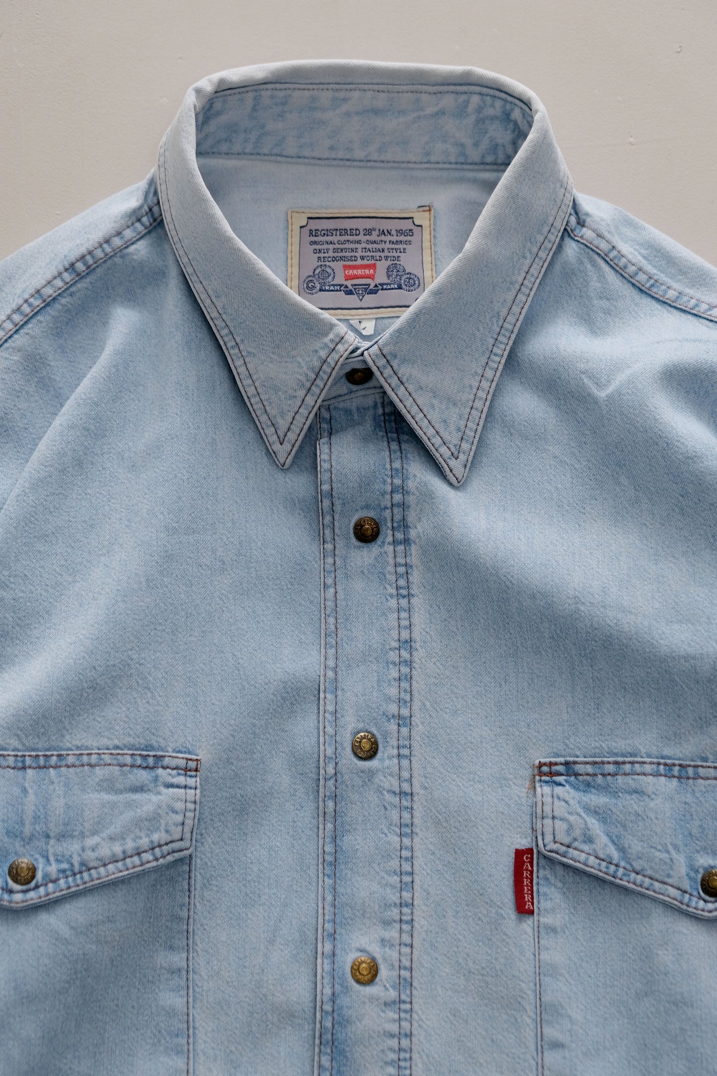 Camicia in denim — Vestibilità regolare — Carrera — L 