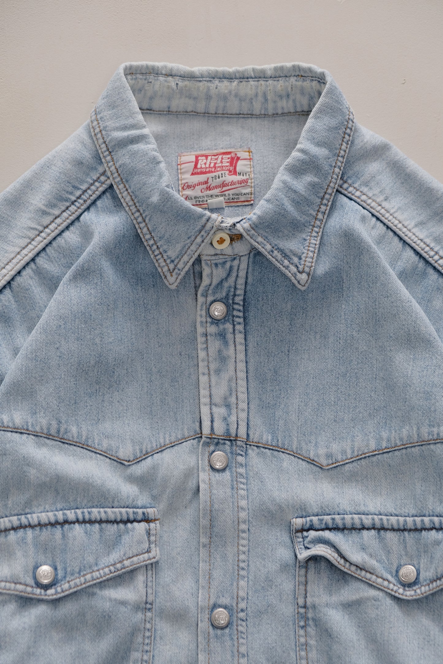 Denim Western Shirt — Rifle — L