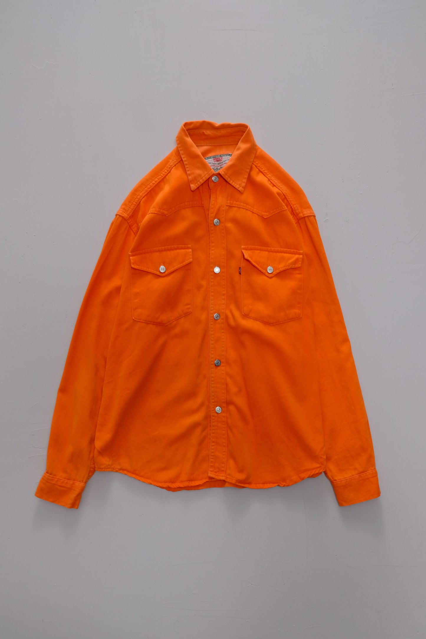 Orange Western Shirt — Levi's — M