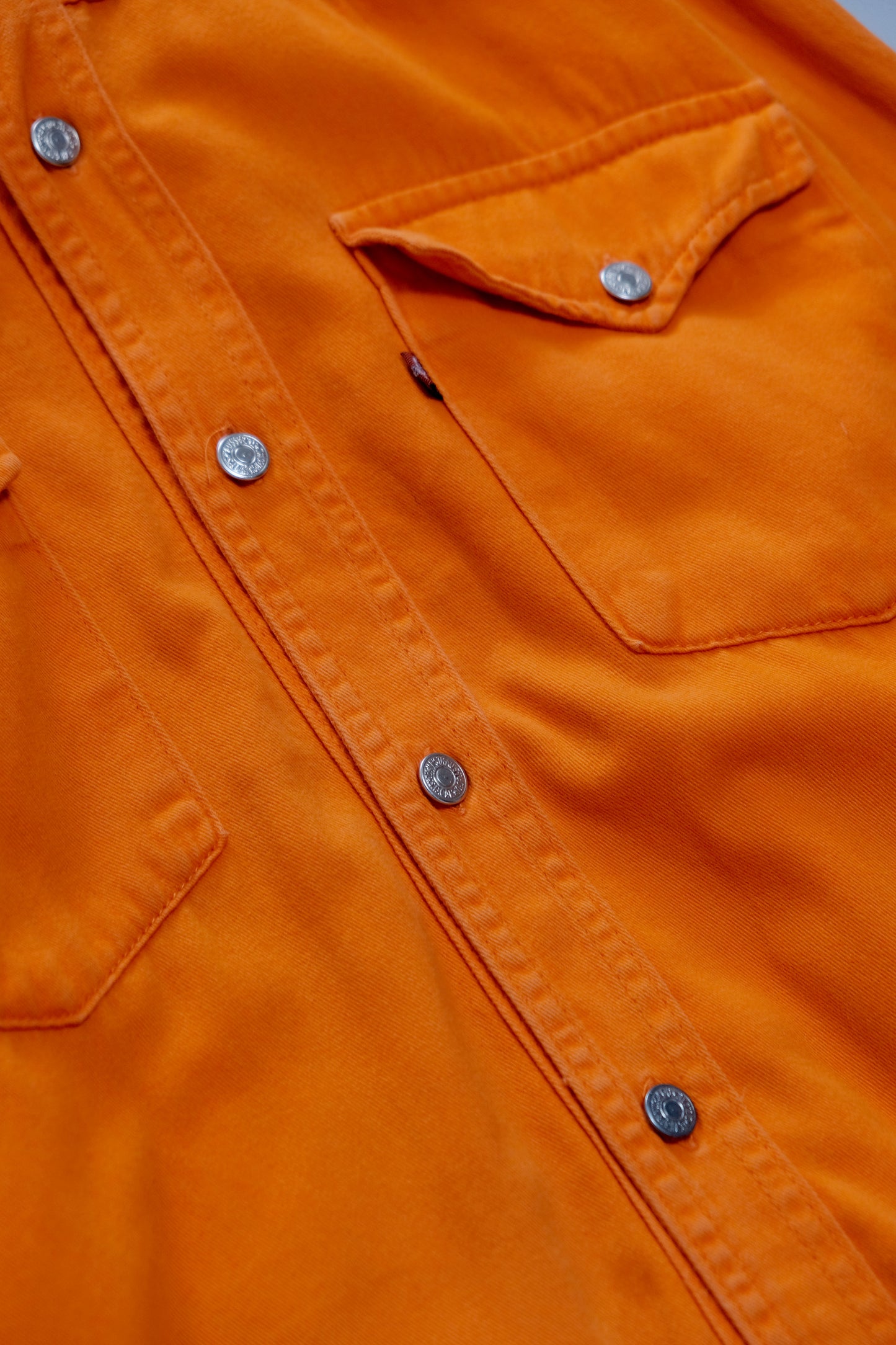 Orange Western Shirt — Levi's — M