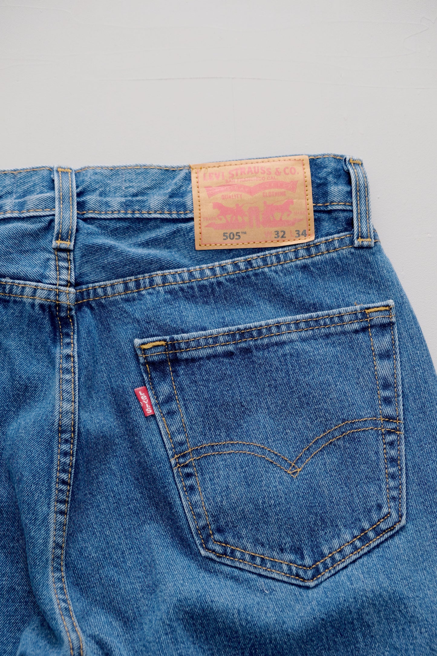 505 Levi's — Blue—W32/L34