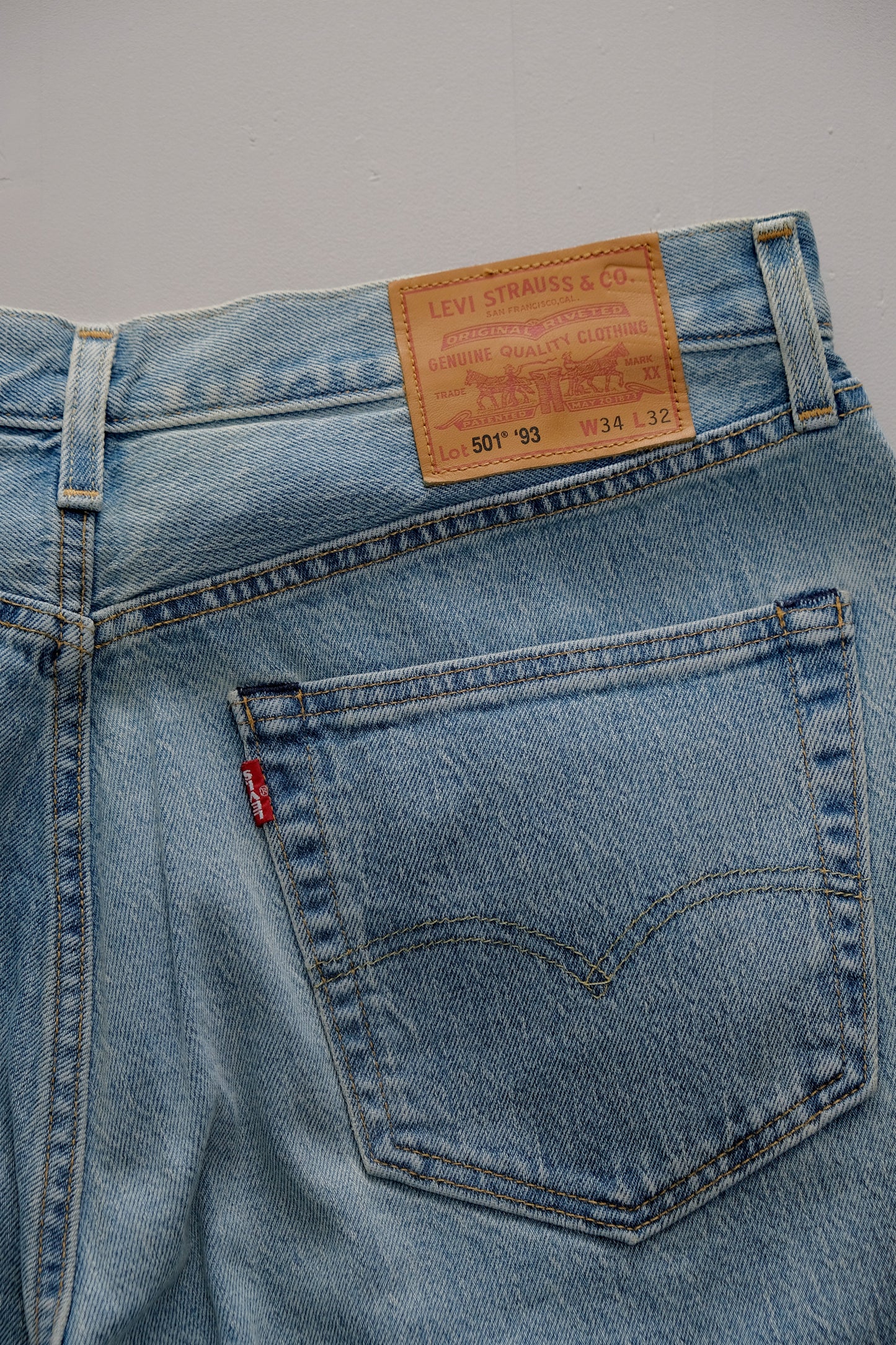 501 Levi's — Azzurro — W34/L32