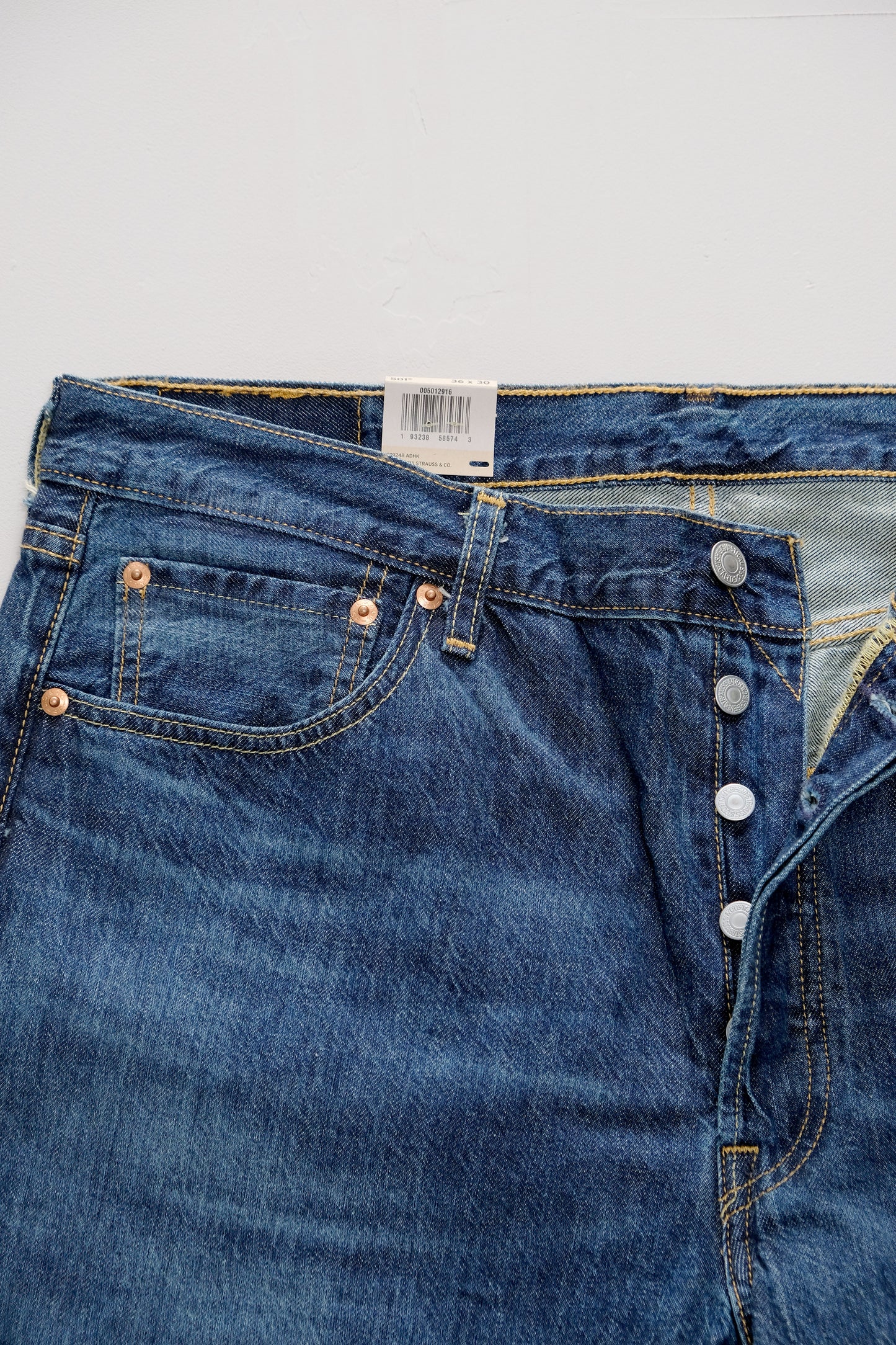 501 Levi's — Blu indaco lavato — W34/L32