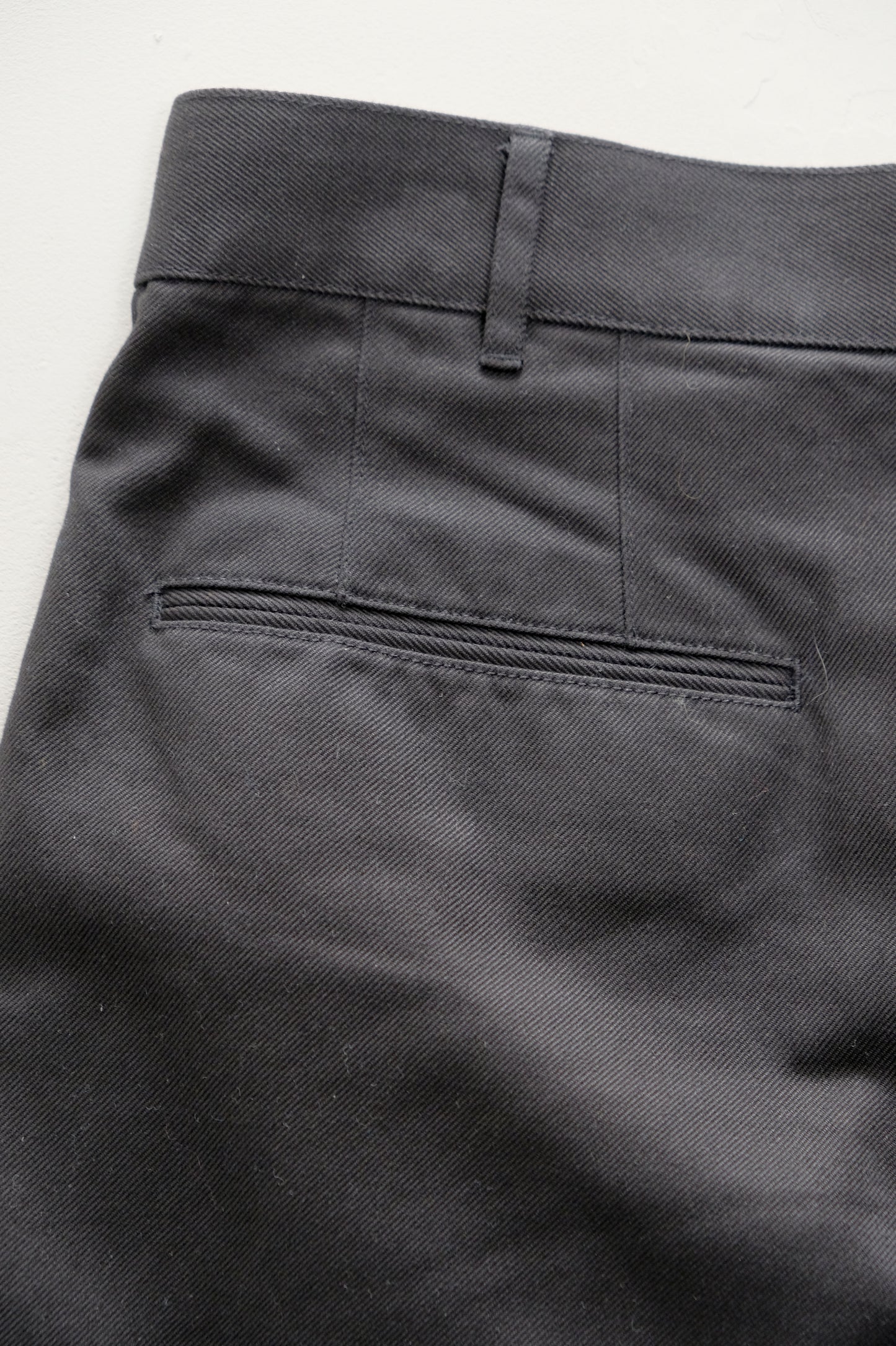 Trousers Black Retro Fit — High Waist — Uniqlo U — L