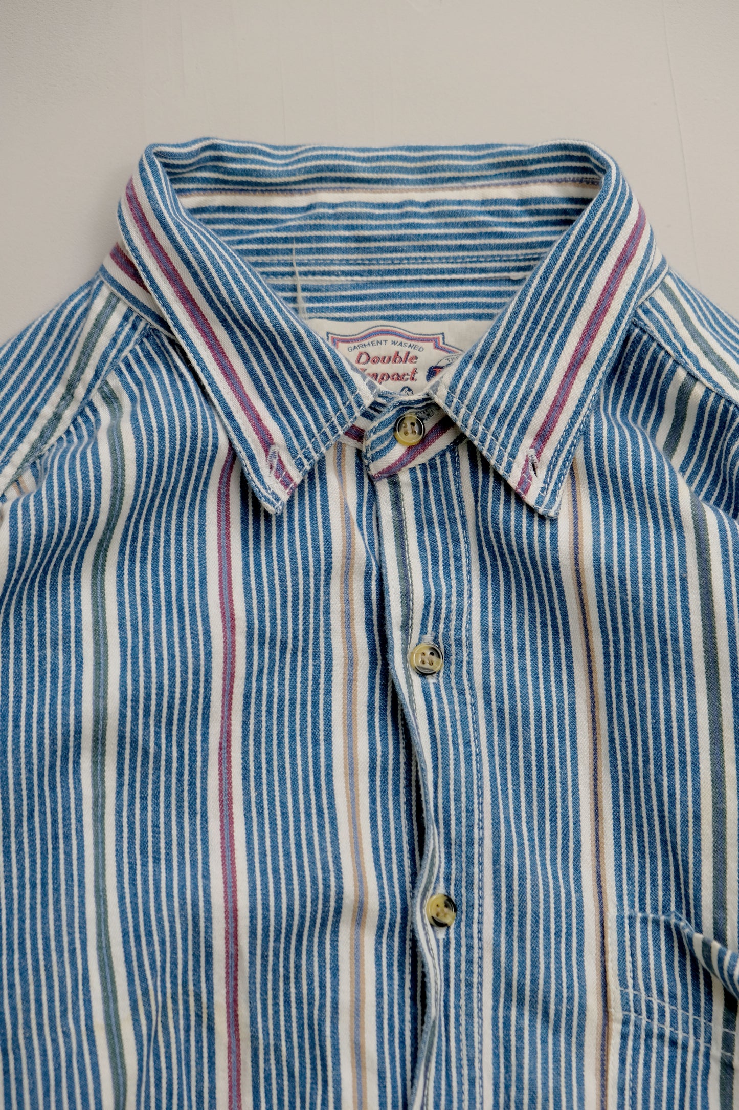 Vintage Striped Shirt — L