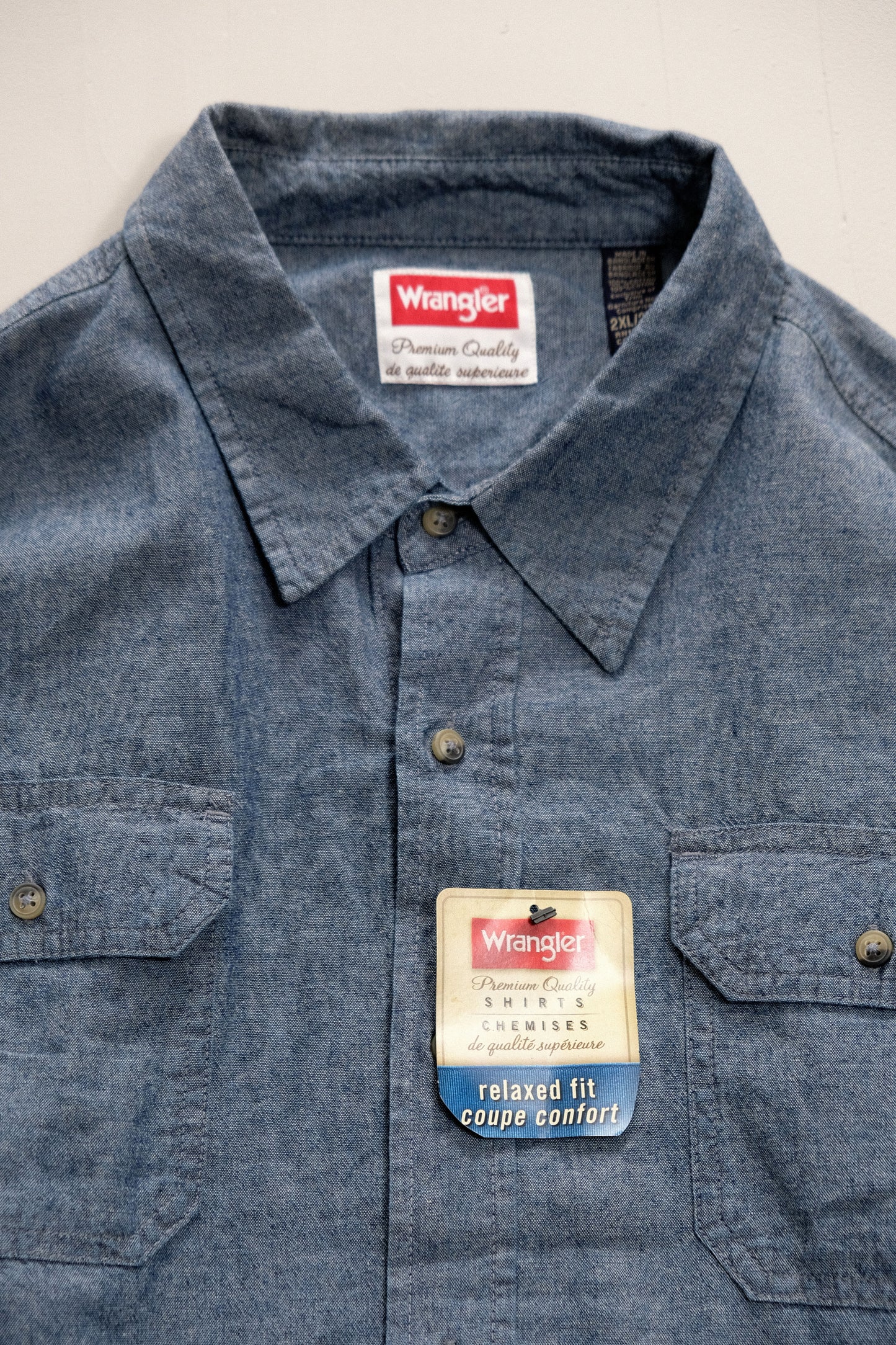 Camicia in denim — Vestibilità regolare — Wrangler — XXL 