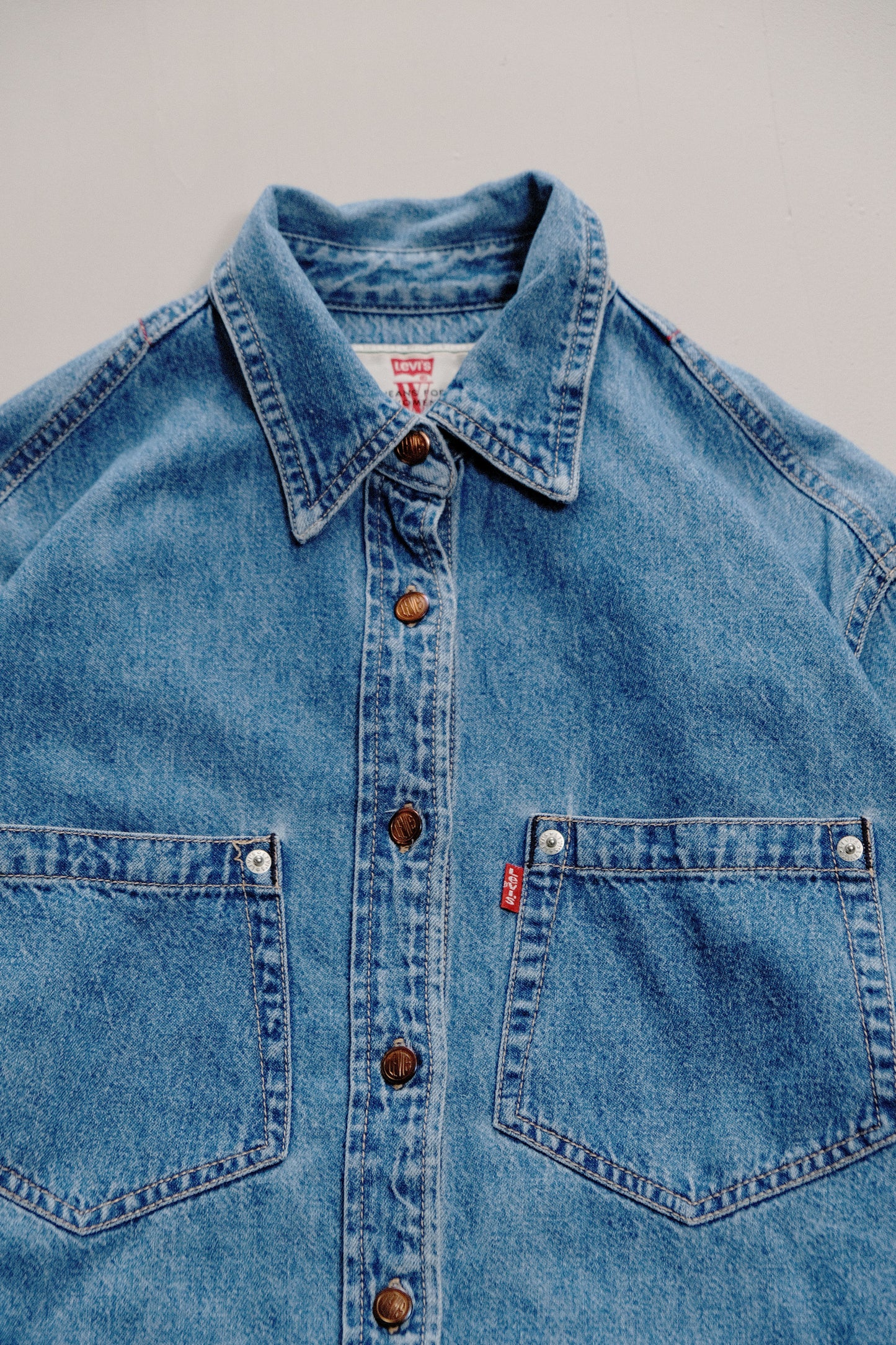 Camicia in denim — Vestibilità regolare — Levi's — M (Donna) 