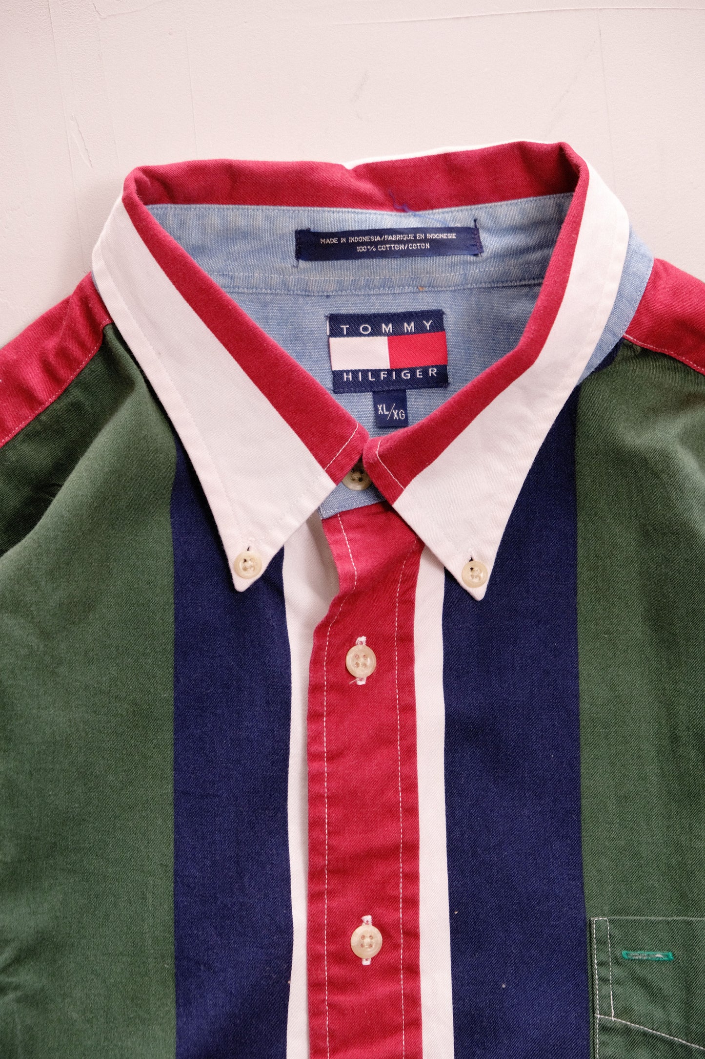 Camicia a righe multicolor — Tommy Hilfiger — XL