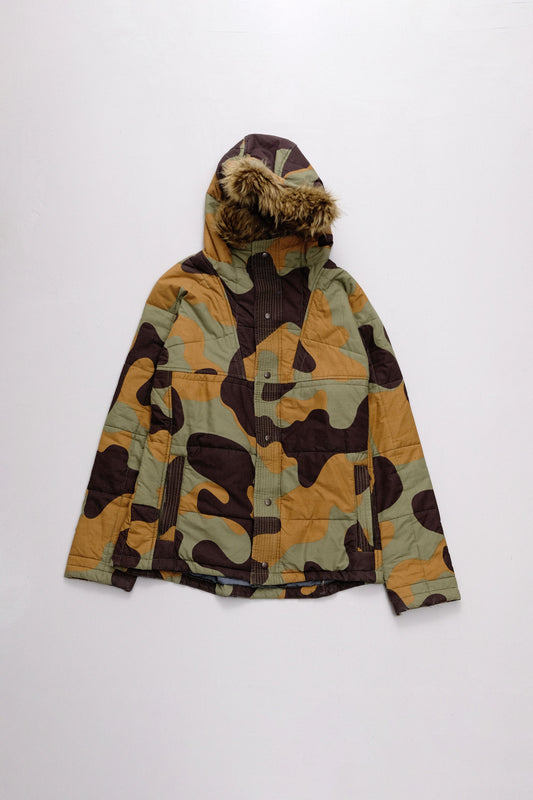 Camo Padded Coat — Burton — L