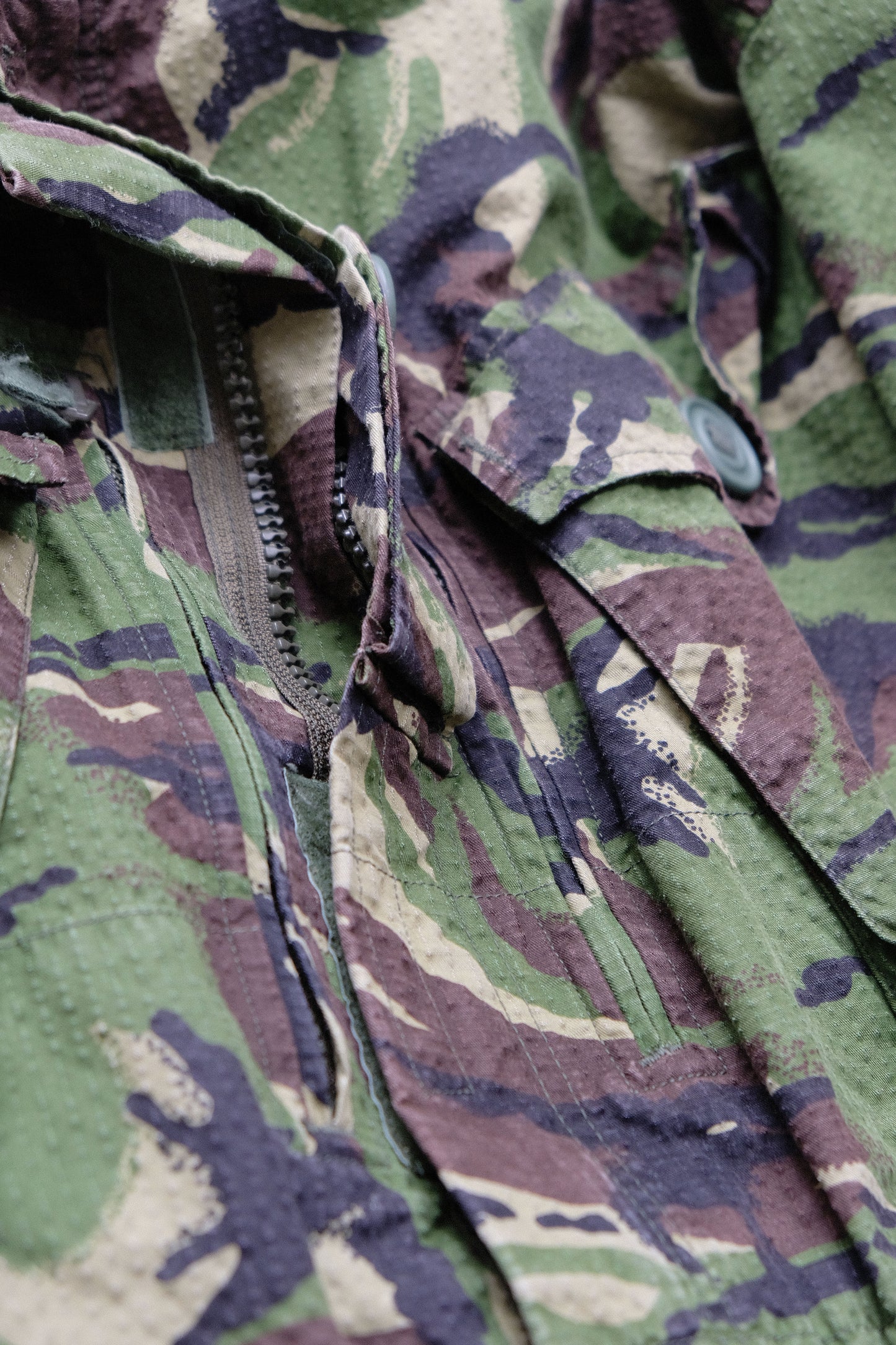 Army Camouflage Field Jacket — XL