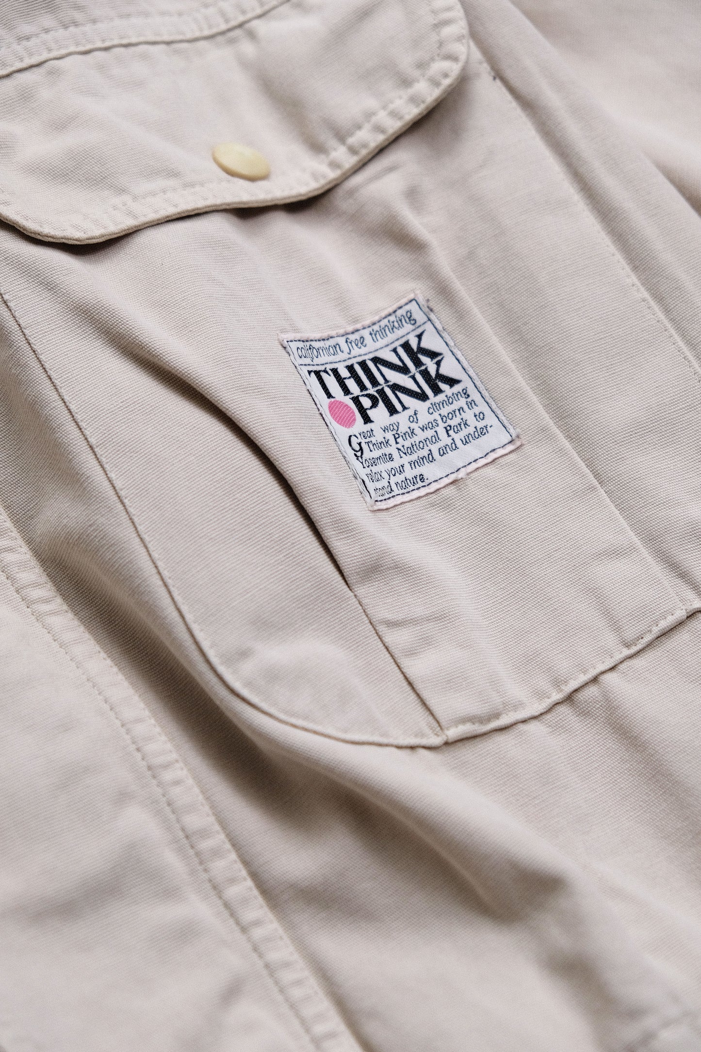 Lightweight Cotton Jacket — Think Pink — L/XL