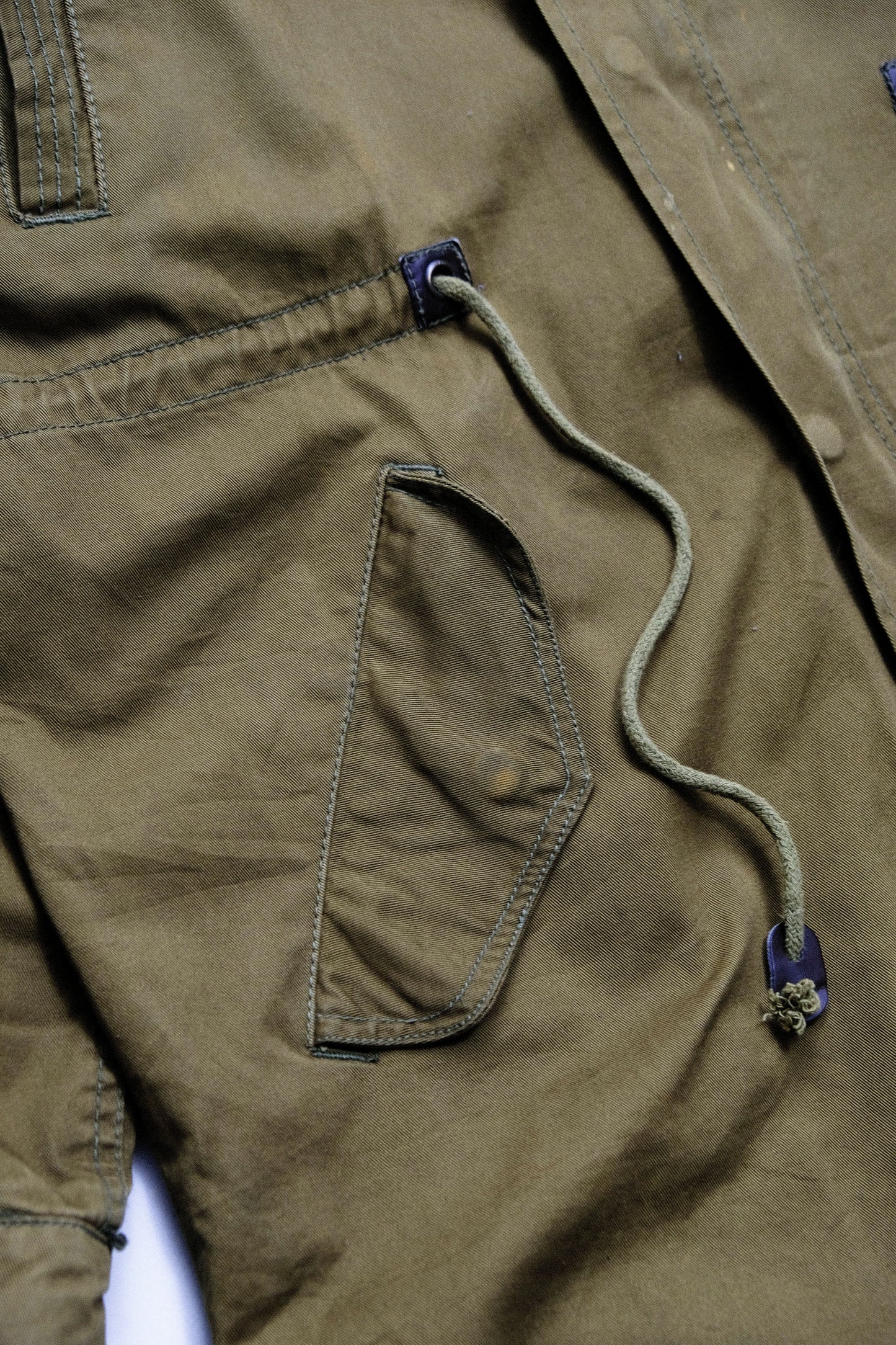 Olive Military Parka