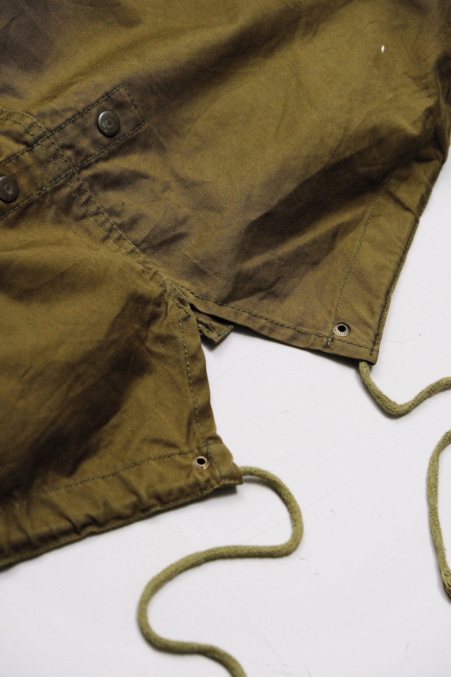 Olive Military Parka